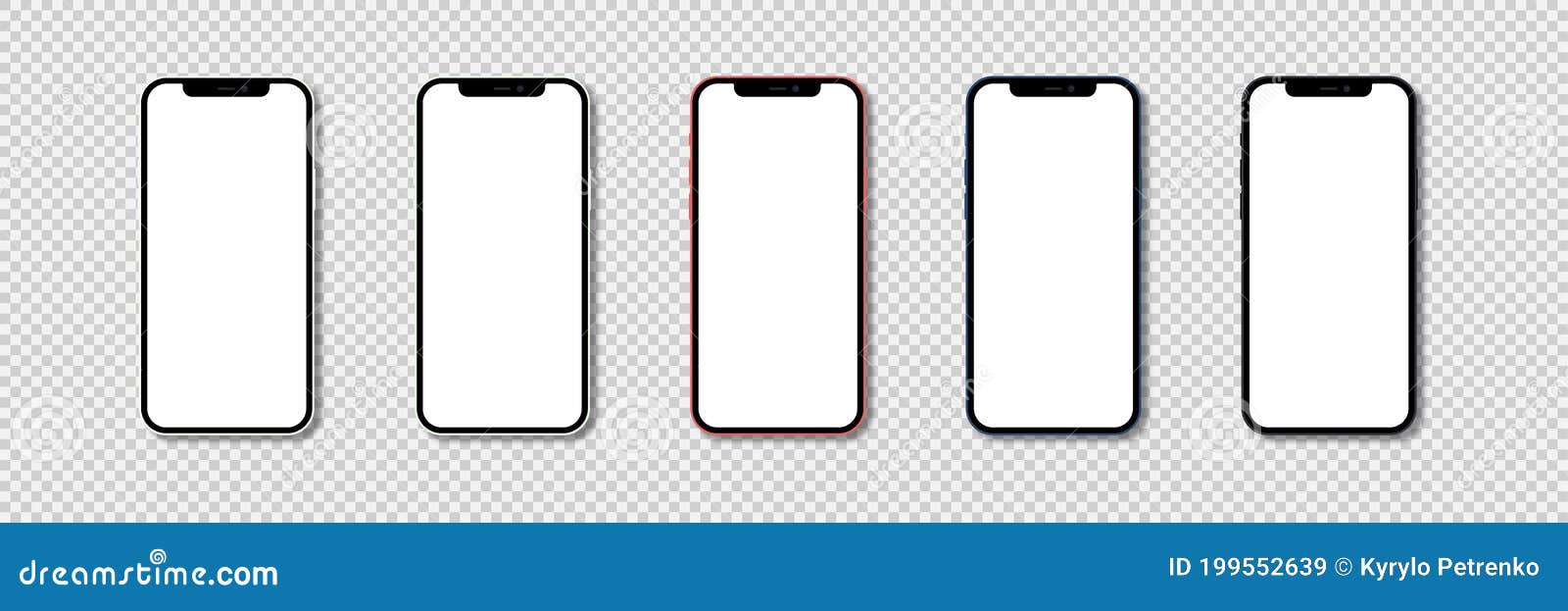 Download Iphone 12 Blank Screen Vector Realistic Mock Up Apple Mobile Phone Mockup Isolated Official Colors Front View Of Iphone Twelve Stock Illustration Illustration Of Black Frame 199552639