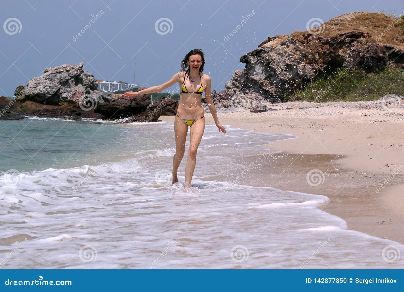 Море Пляж Девушки Фото Бикини Микро
