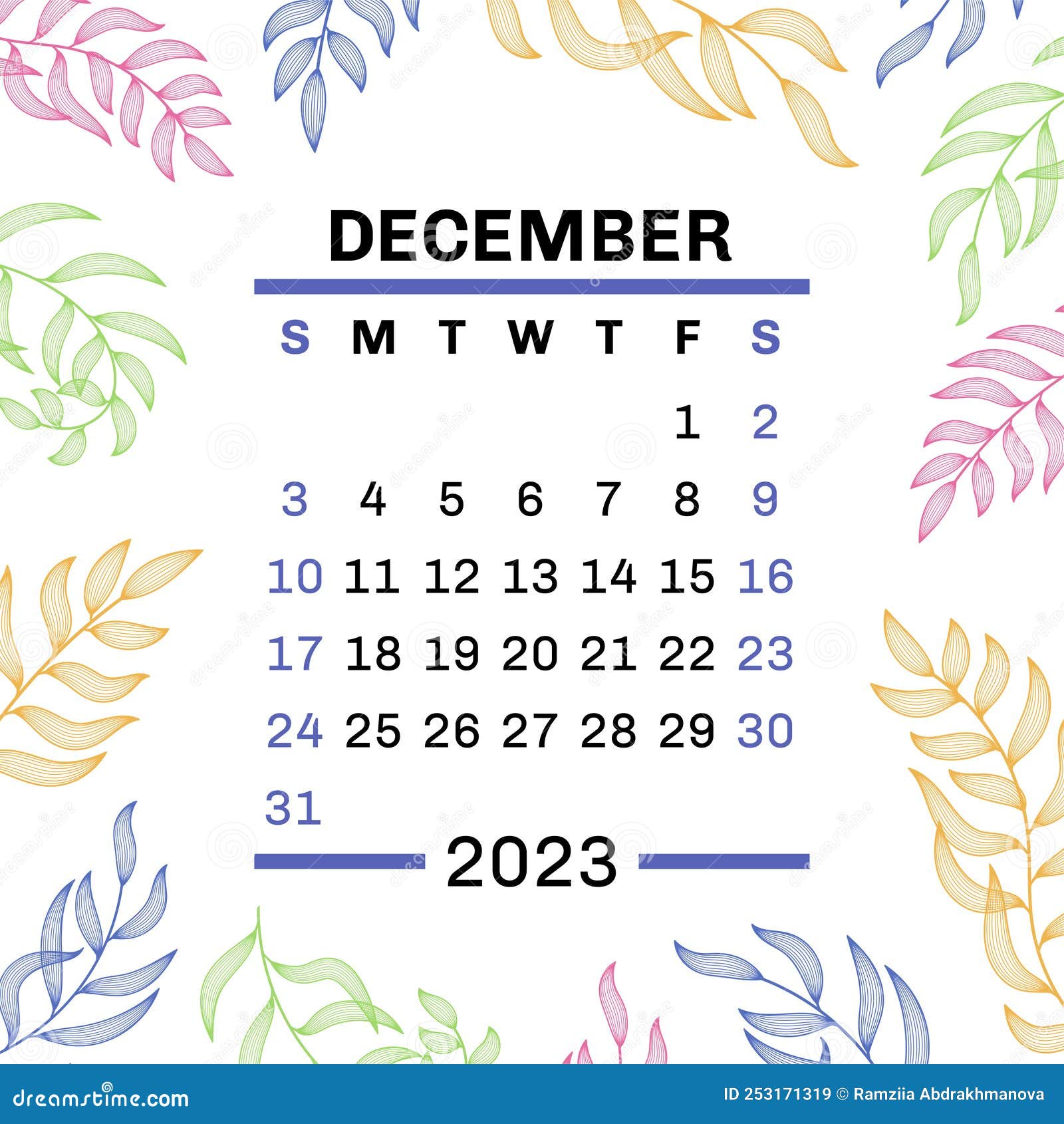 Календарь декабрь 2023 2025 год декабрь. календарь на 2023 год. лист. векторный лист. рисованные вручную повторя