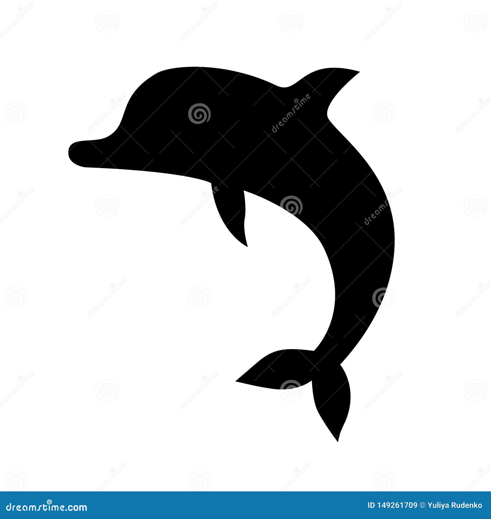 Дельфин значка скача Черный дельфин символа изолированный на белой  предпосылке Шаблон логотипа Дельфин знака Символ моря Иллюстрация штока -  иллюстрации насчитывающей морск, млекопитающее: 149261709