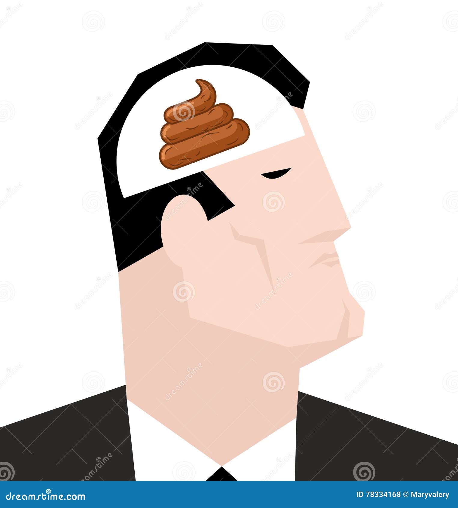 Почему нету головы. Человек с пустой головой. Пустая голова. Иллюстрация человек с пустой головой.