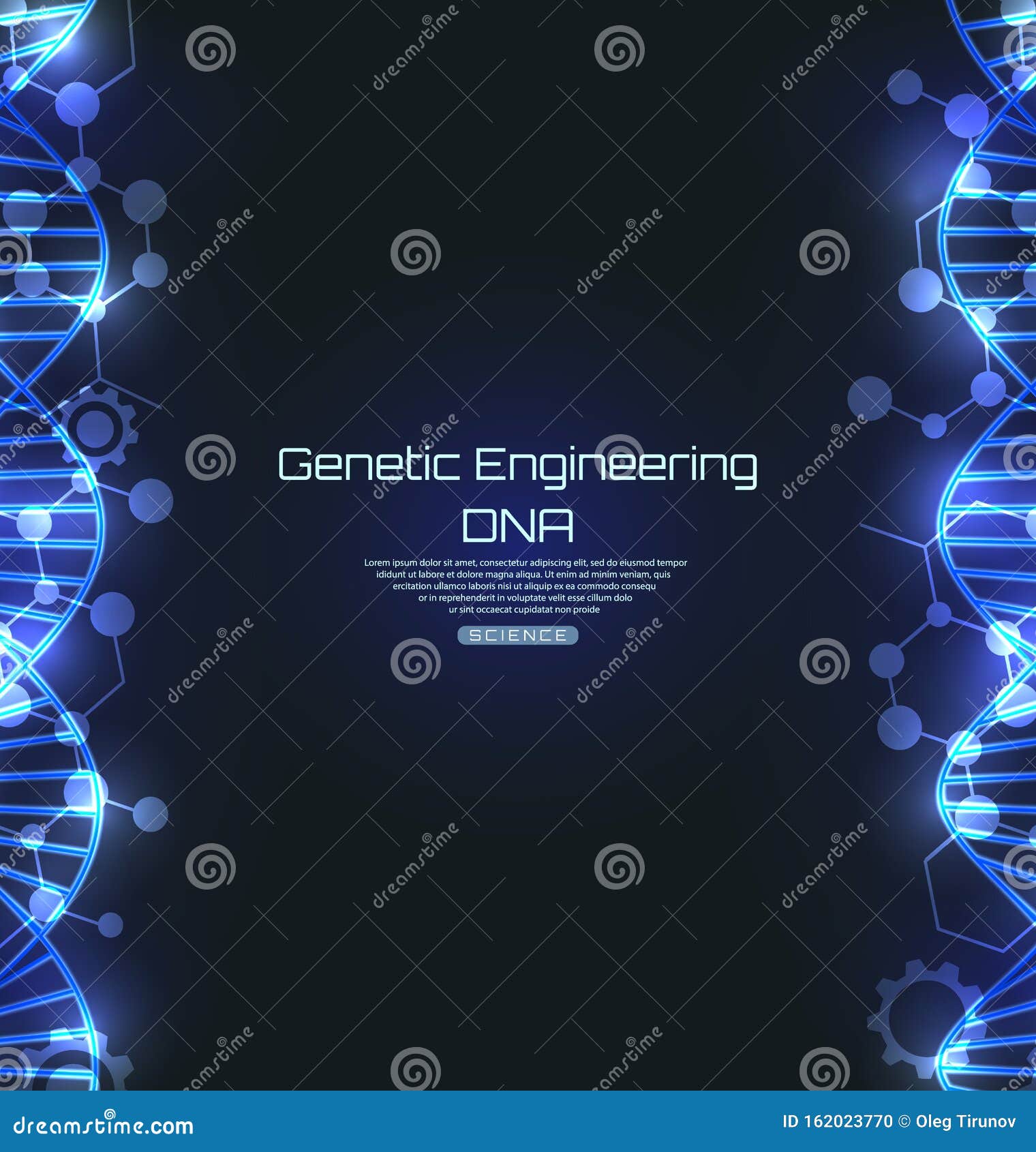 ДНК-текстура, Научный шаблон, Генетическая инженерная фоновая Иллюстрация вектора - иллюстрации насчитывающей конспектов, кисловочное: 162023770