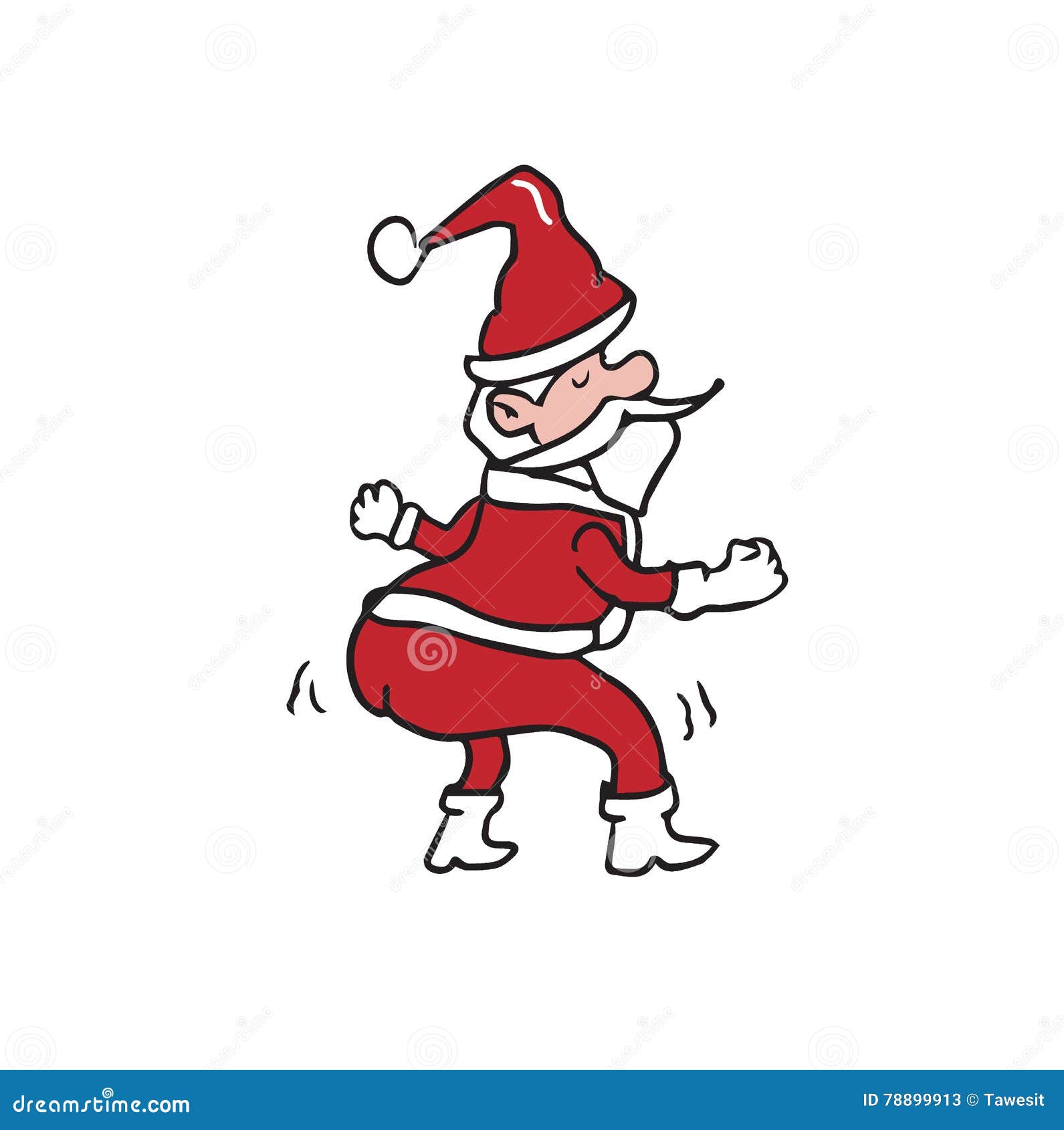moving santa hat