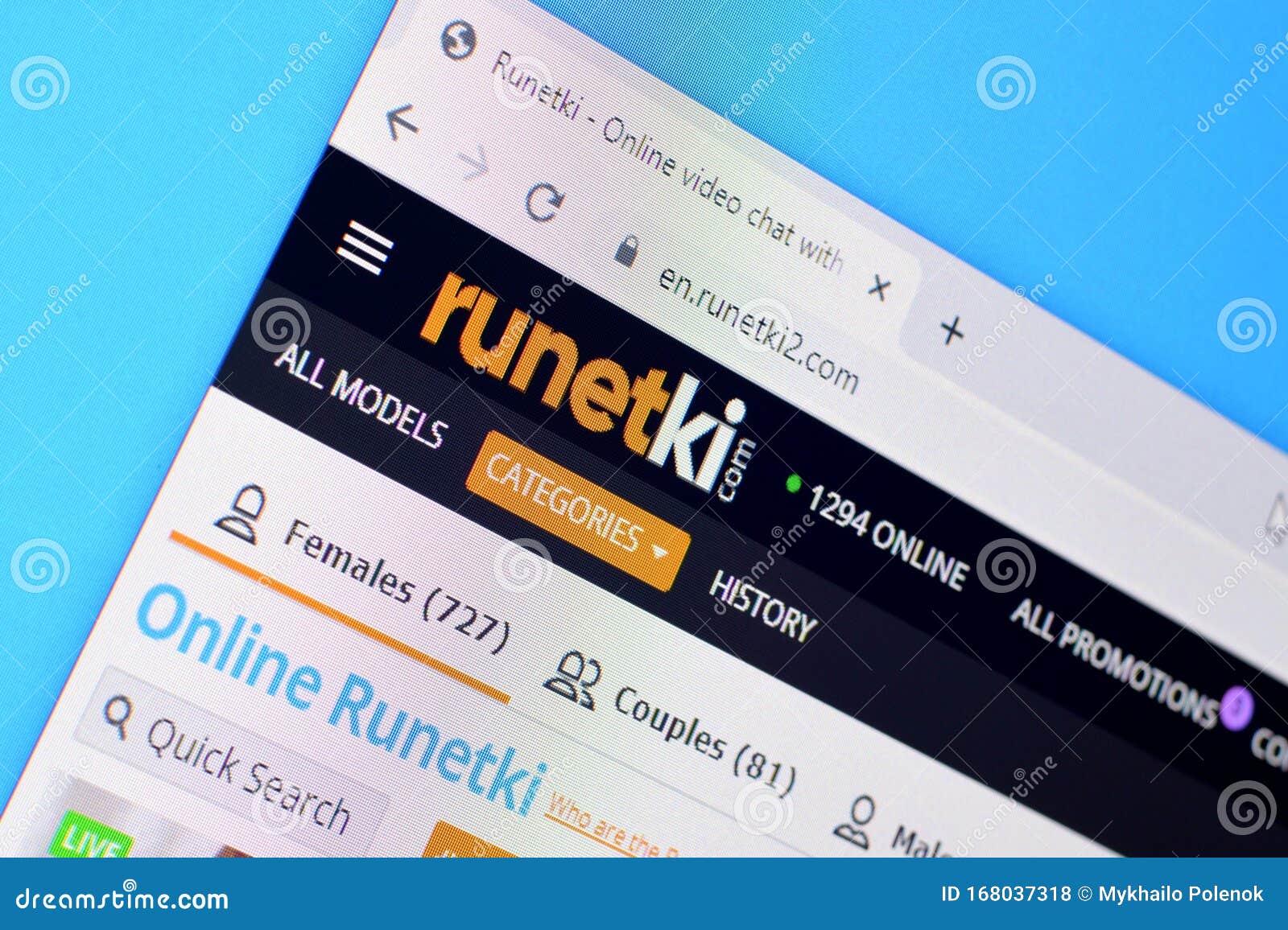 Домашняя страница сайта Runetki на экране Компьютера, Url- Runetki2 Com  Редакционное Стоковое Фото - изображение насчитывающей группа,  мастурбировать: 168037318