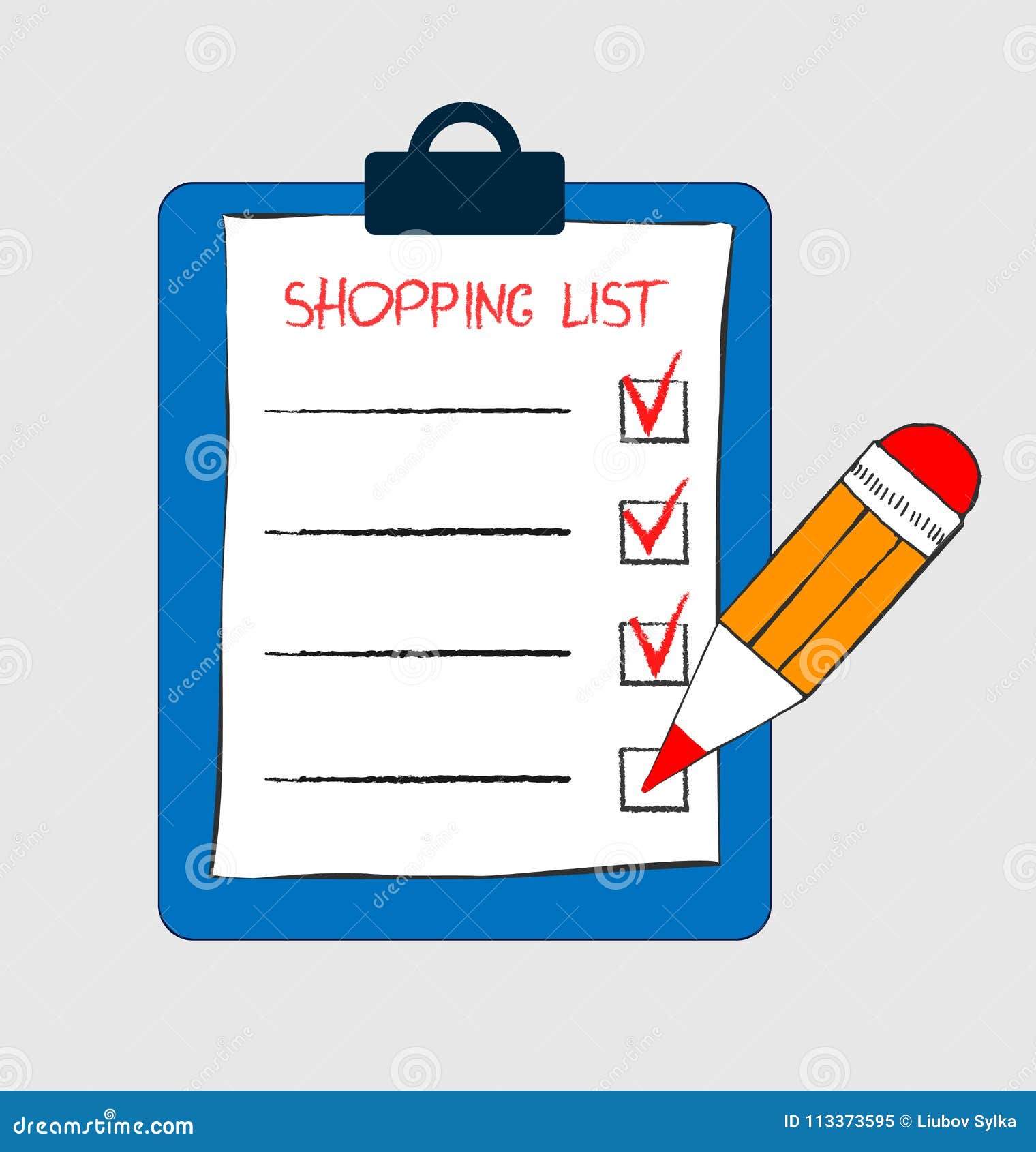 Do the shopping list