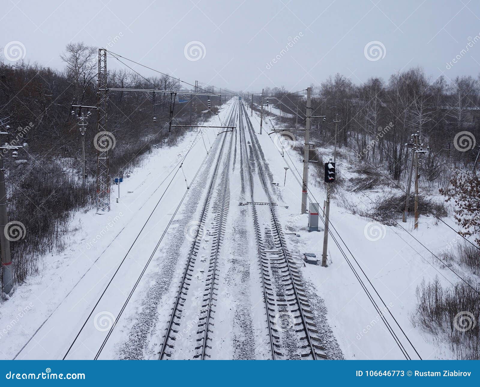 Жд Зимой Фото