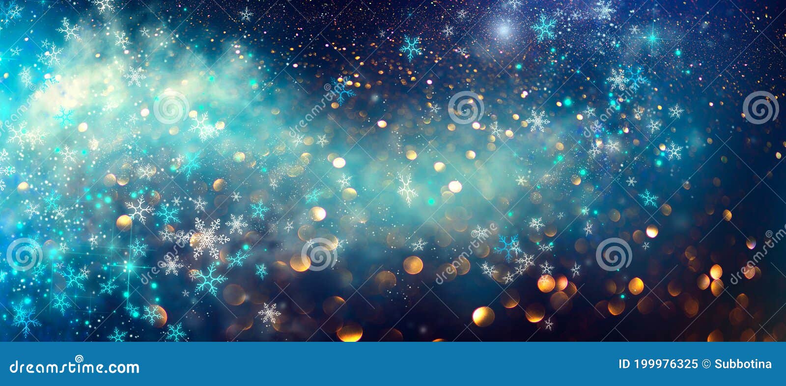 Задний фон рождественские и новогодние праздники зимы с сияющими магией гирлянды праздника снежинок голубые звезды Иллюстрация штока - иллюстрации насчитывающей цвет, торжество: 199976325