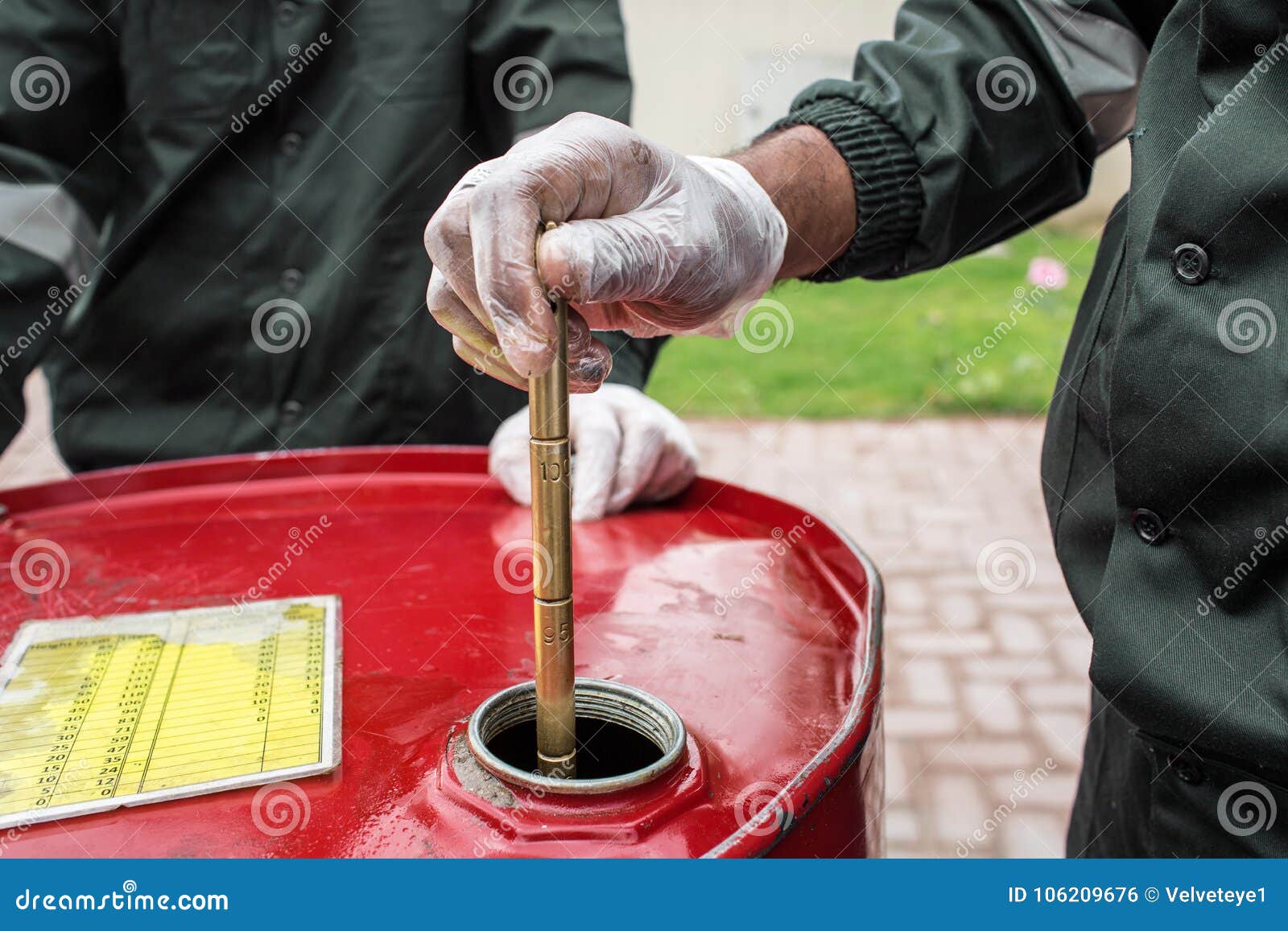Measure oil Measure oil