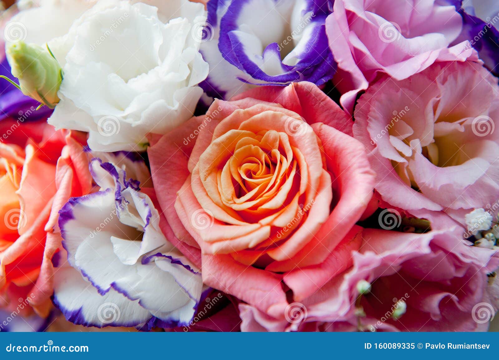 Букет Из Роз Разных Цветов Фото