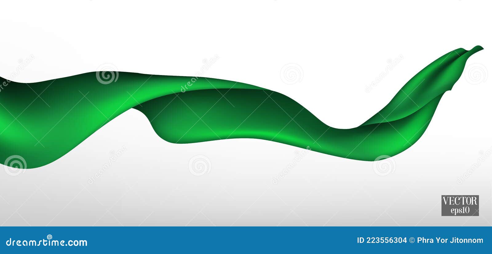 зеленый шелк на белом фоне. зеленая шелковая ткань в воздухе. векторный  летающий атлас Иллюстрация вектора - иллюстрации насчитывающей  рекламировать, задрапируйте: 223556304