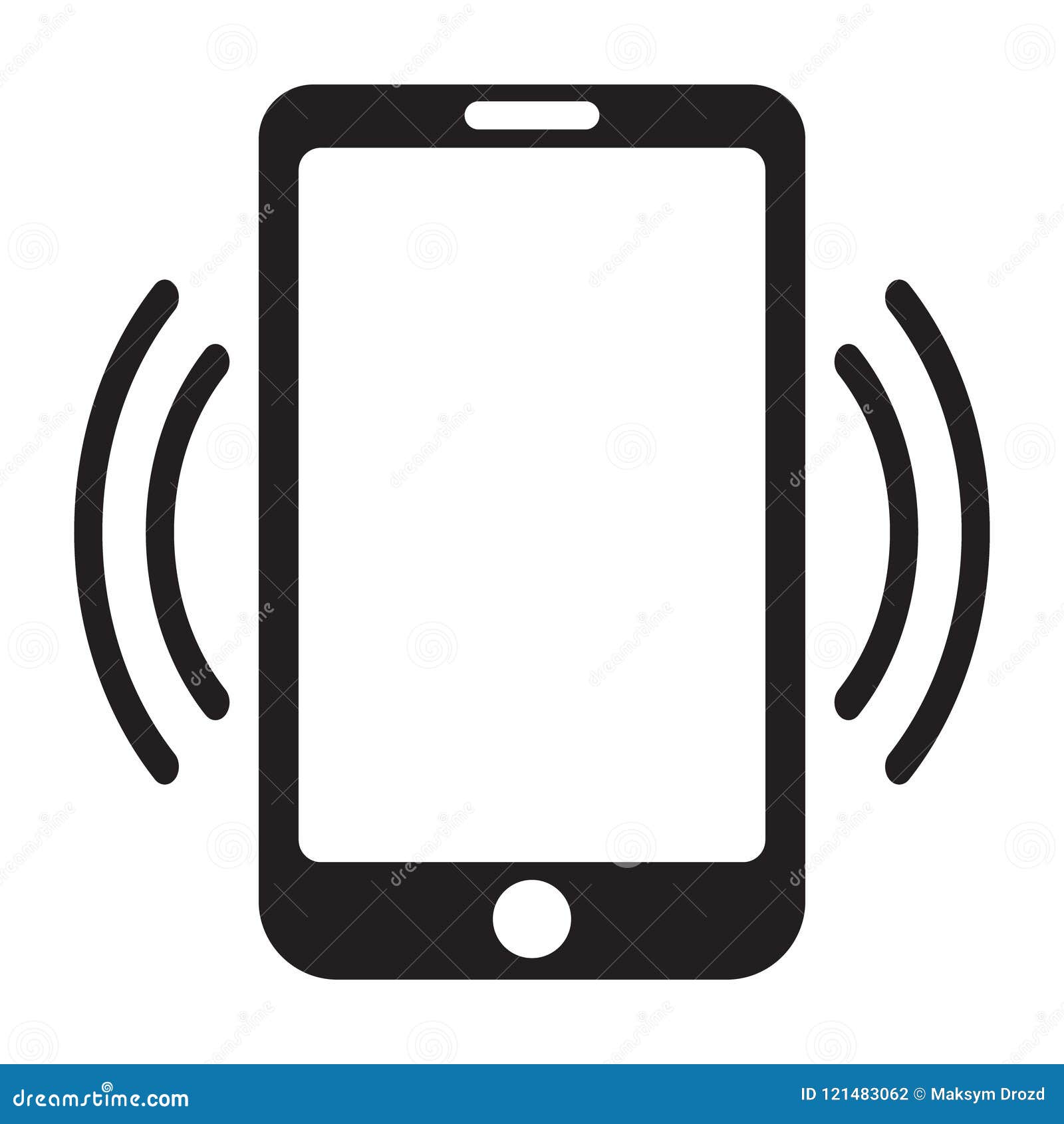Значок звонка Smartphone, значок звонка мобильного телефона Иллюстрация  вектора - иллюстрации насчитывающей контакт, символ: 121483062