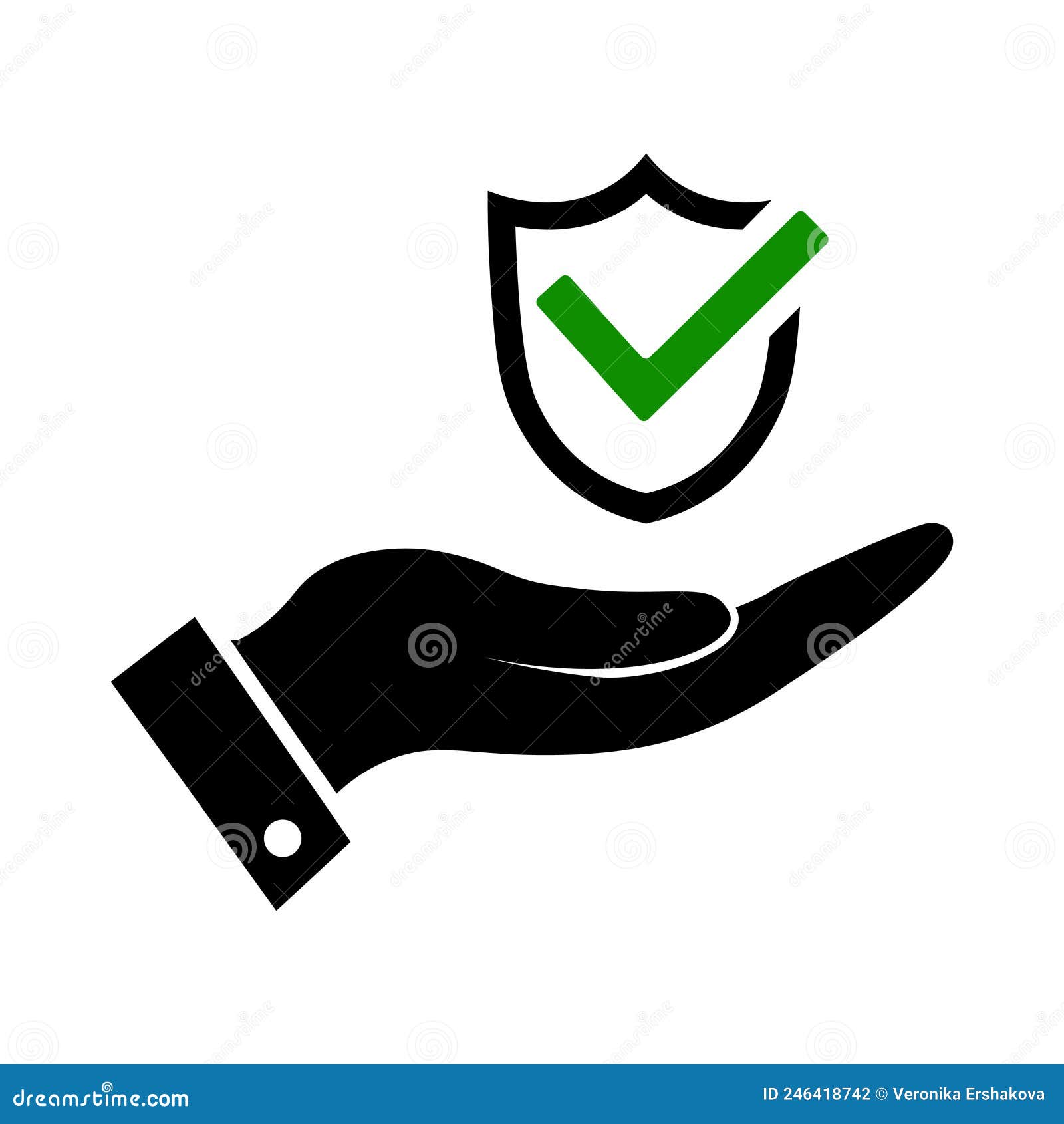 значок. знак безопасности. символ защиты Иллюстрация вектора - иллюстрациинасчитывающей достиганную, предохранитель: 246418742