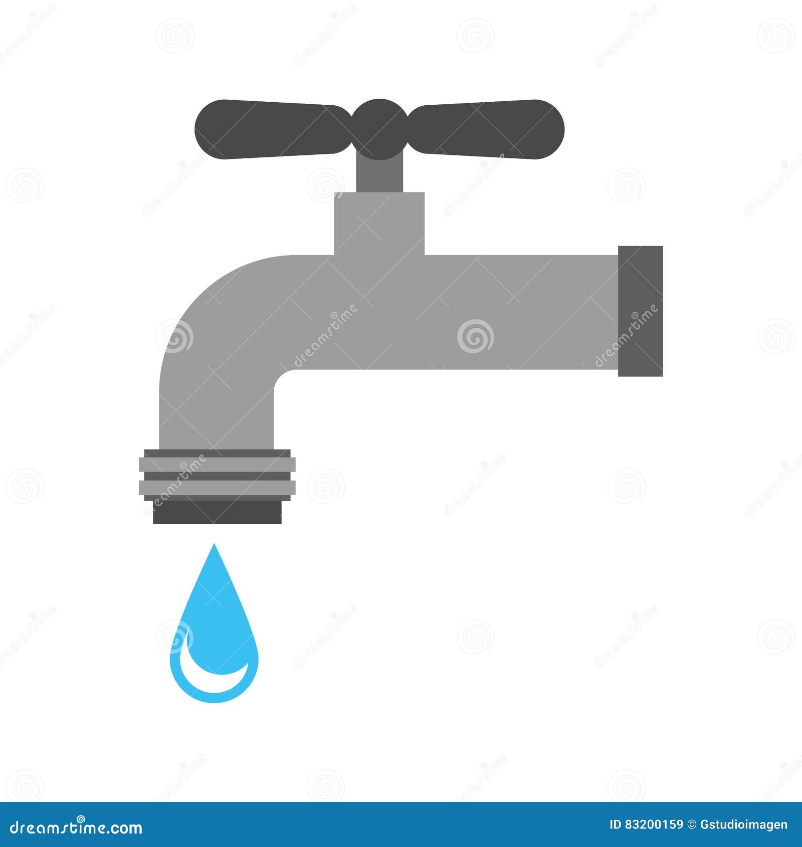 Кран с водой картинка для детей на прозрачном фоне