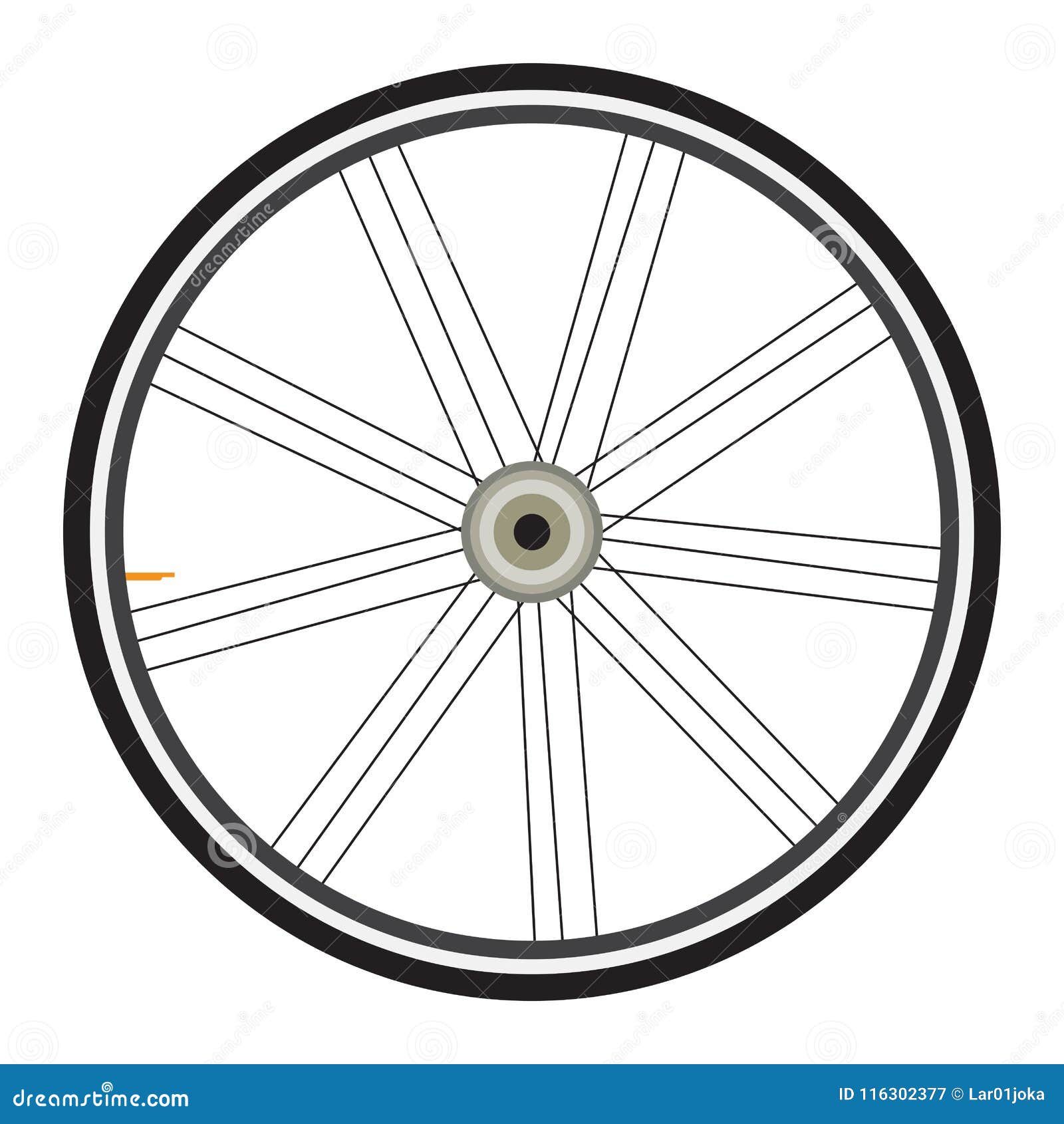 Как выглядит колесо велосипеда