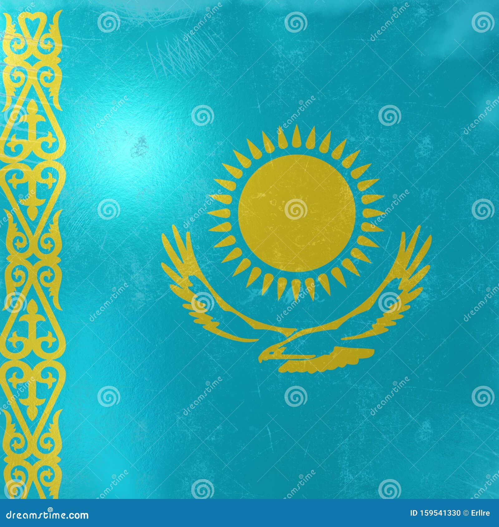 Казахский фон