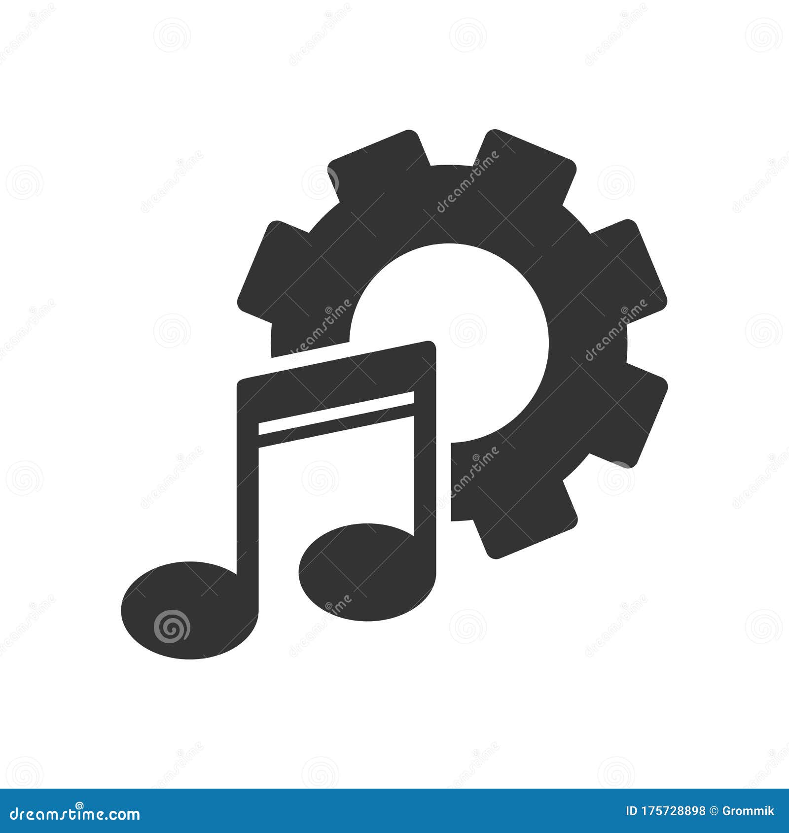 Значок Ringtone Настройка Параметров Ringtone Или Музыкальные.