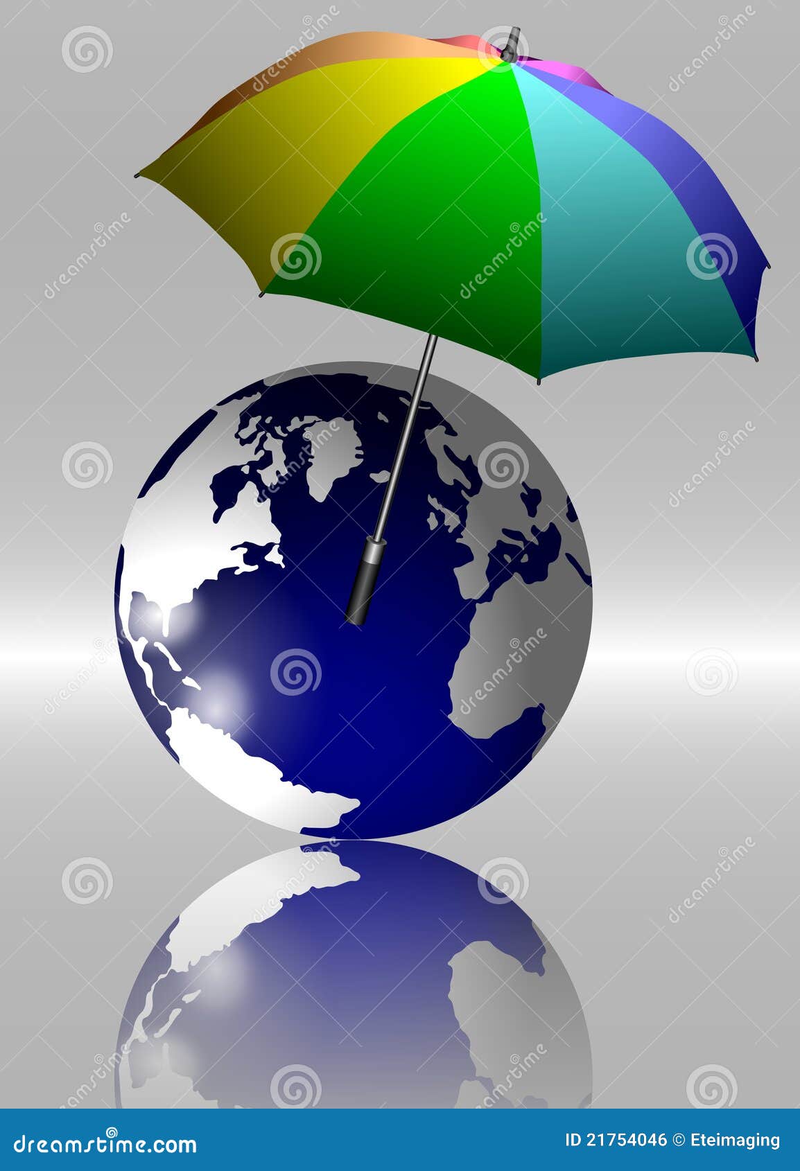 Земля зонтика