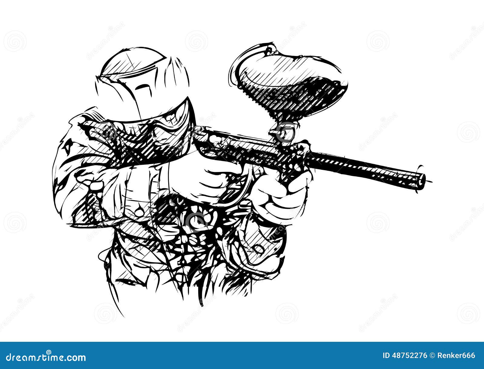 Лазертаг рисунок