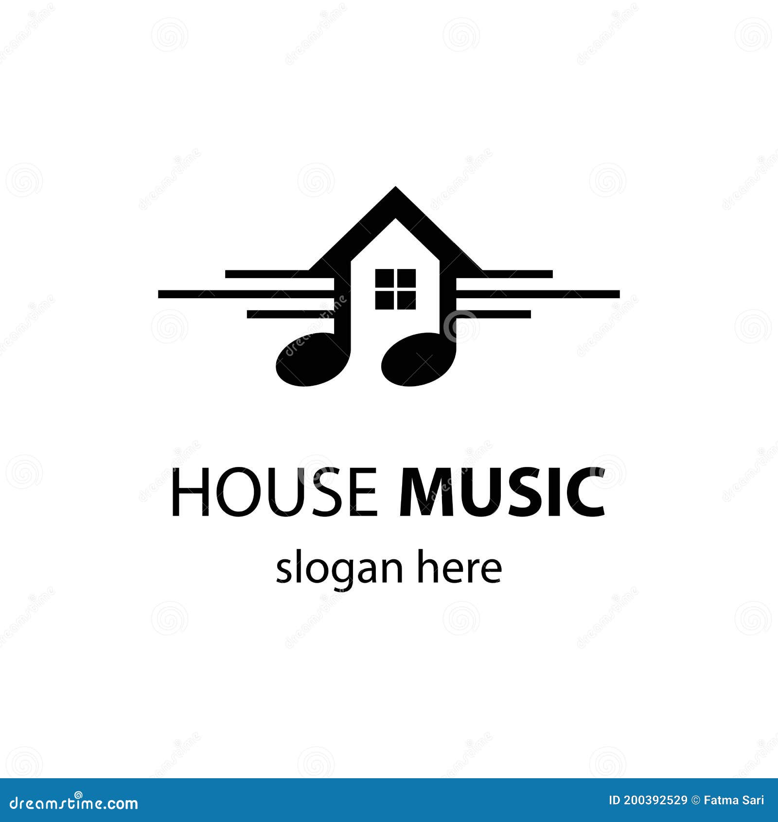 Изображения логотипа музыки дома Иллюстрация штока - иллюстрации  насчитывающей конструкция, конспектов: 200392529
