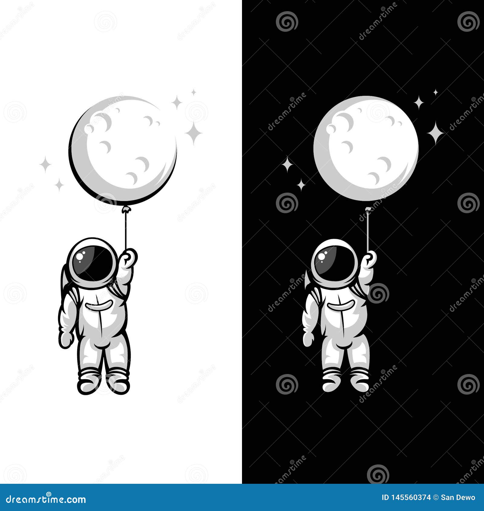 На луну на воздушном шаре. Космонавт черно белый. Космонавт с шариками. Тату космонавт эскизы. Космонавт Графика.