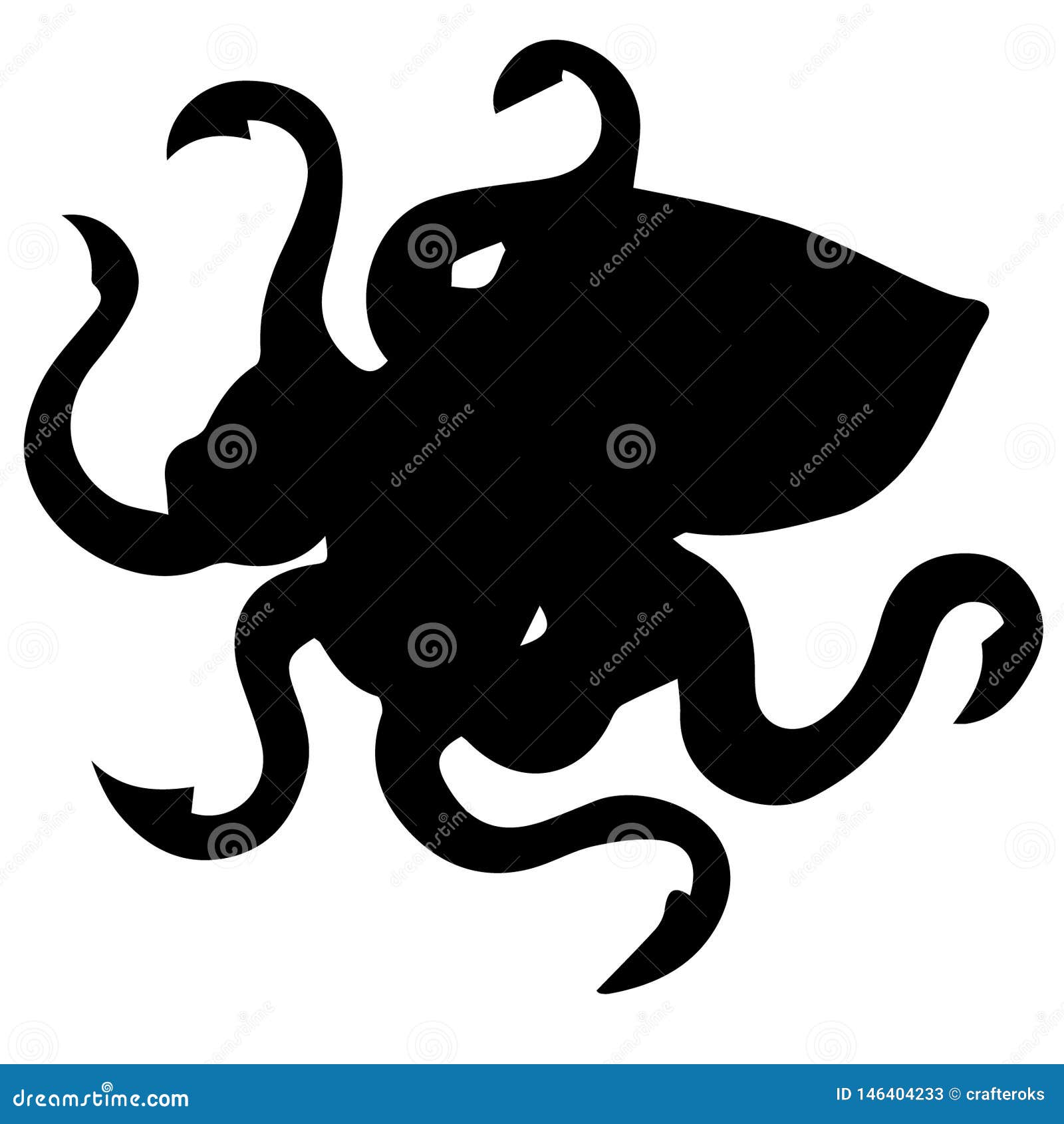 Illyustraciya Vektora Osminoga Kraken Crafteroks Illyustraciya Vektora Illyustracii Naschityvayushej 146404233