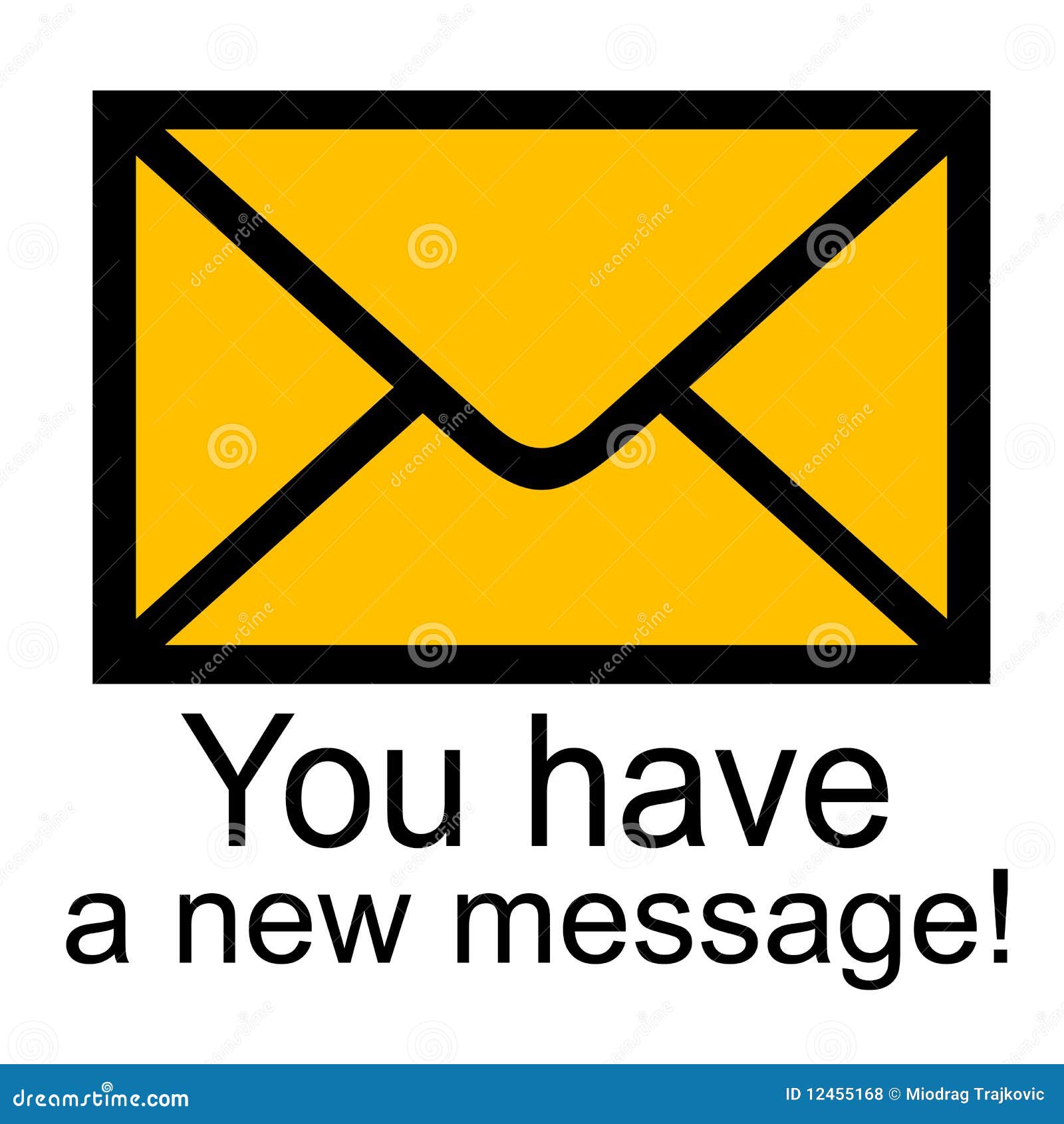 You have received a new message
