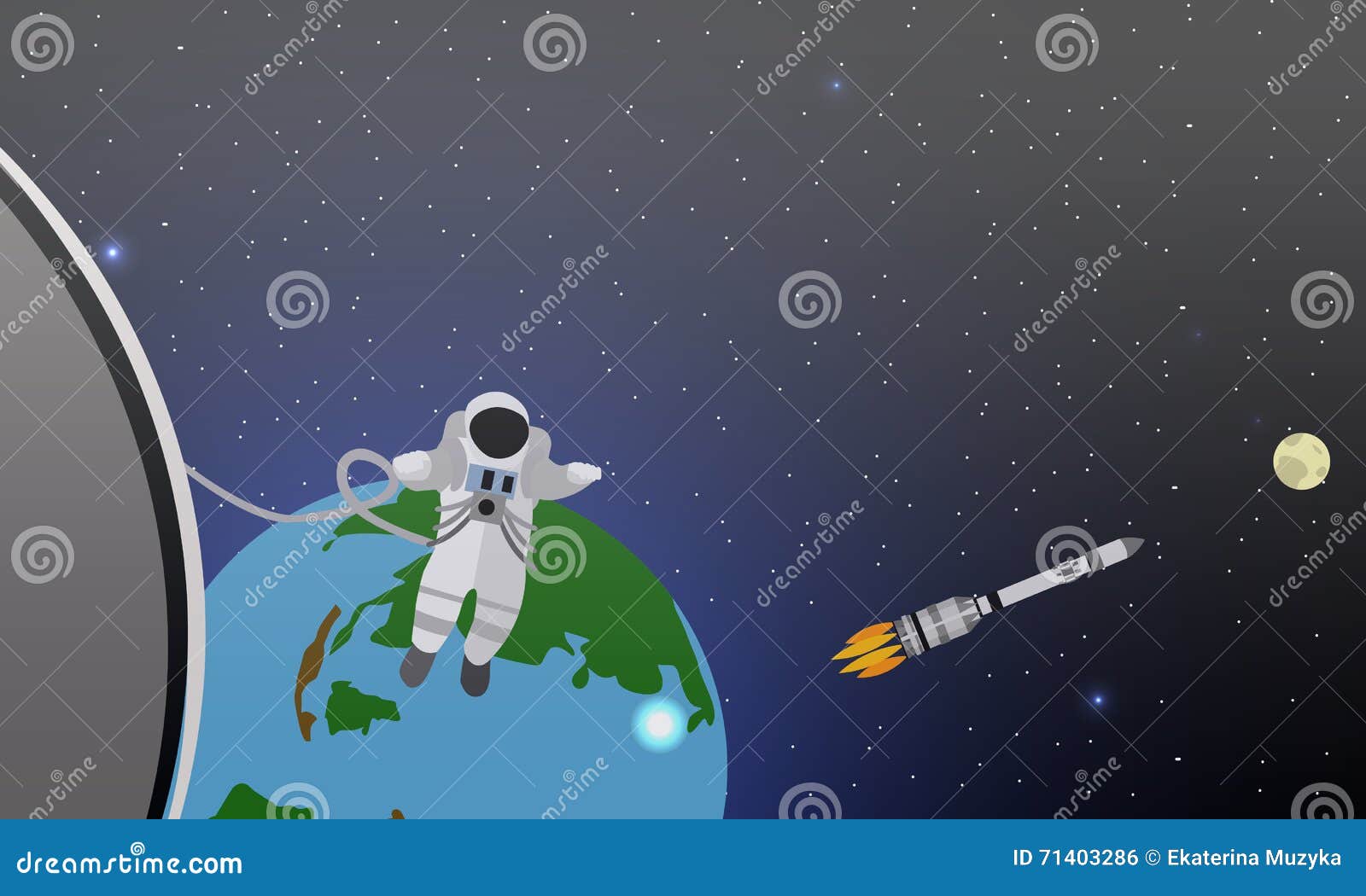 Я ракета полетела в космос с ускорением. Космонавт улетает в космос на ракете. Космонавты идут к ракете. Гравитация космонавт иллюстрация. Космонавт летит в ракете вектор.