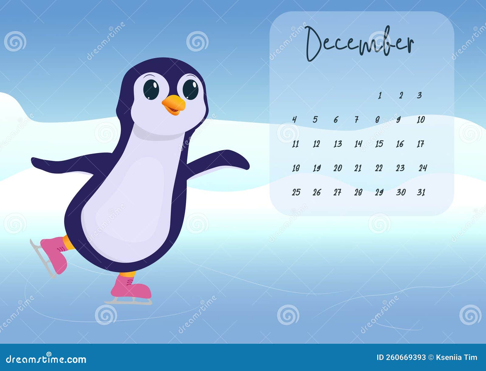 календарь на декабрь 2023 года Иллюстрация штока - иллюстрации  насчитывающей плакат, время: 260669393