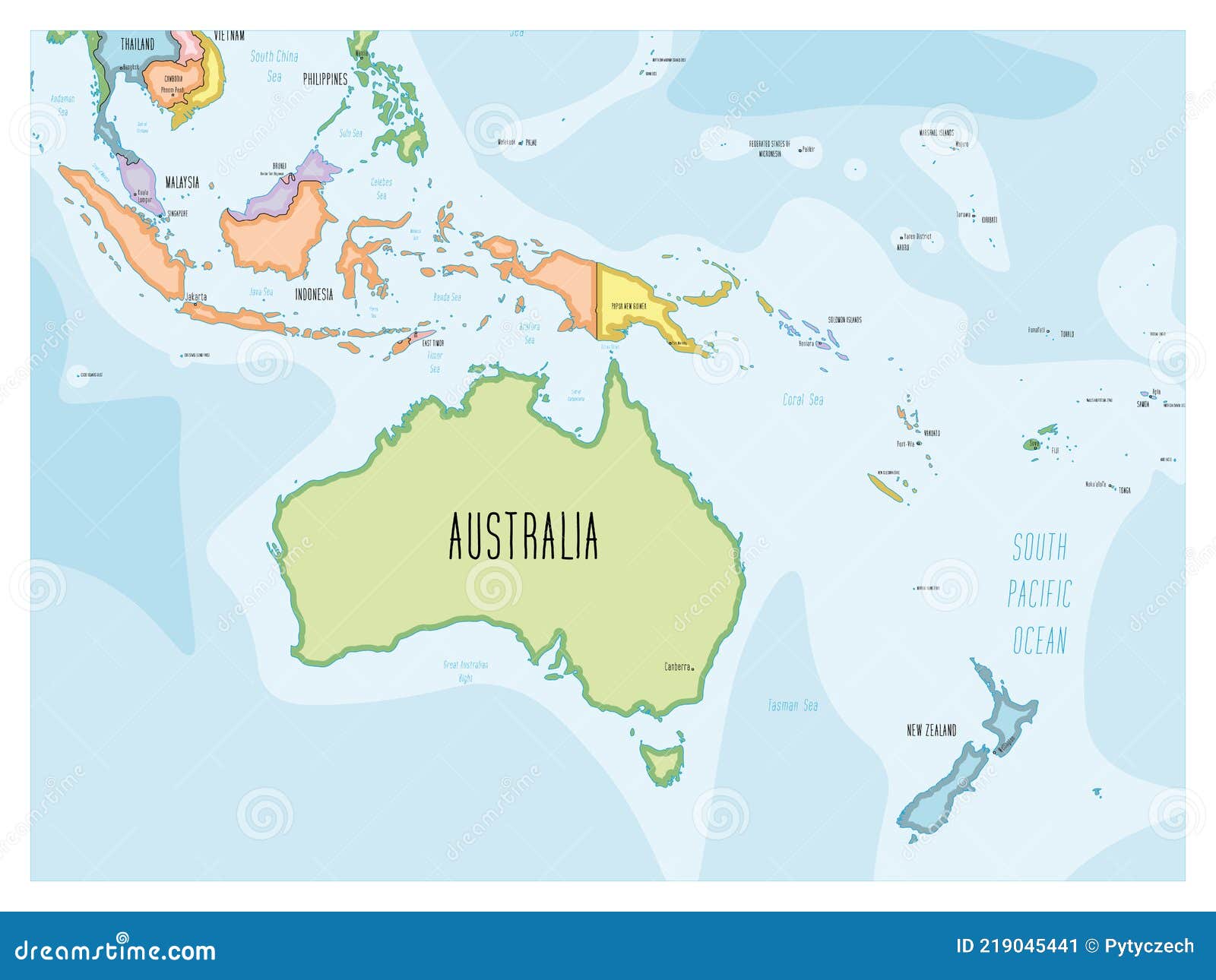 карта австралии рисуется мультфильмом Иллюстрация вектора - иллюстрациинасчитывающей прописно, город: 219045441