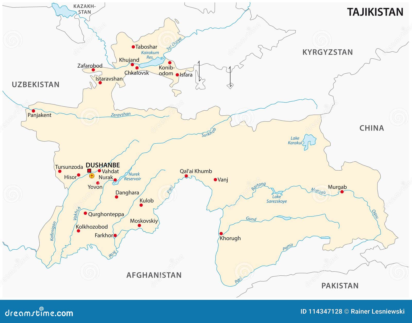 Векторная карта Таджикистана. Карта Таджикистана вектор. Горячие источники Таджикистана на карте. Карта Турсунзода.