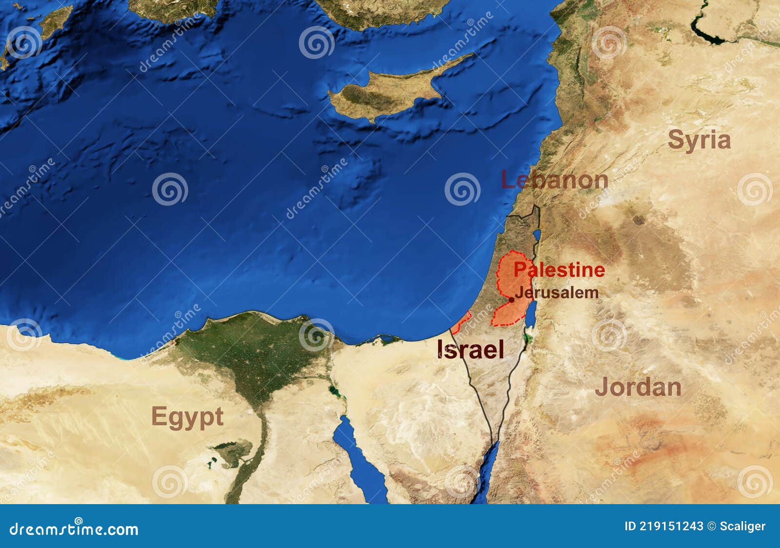 карта израиля и палестина на спутниковом фото Иллюстрация штока -иллюстрации насчитывающей загородка, восточно: 219151243