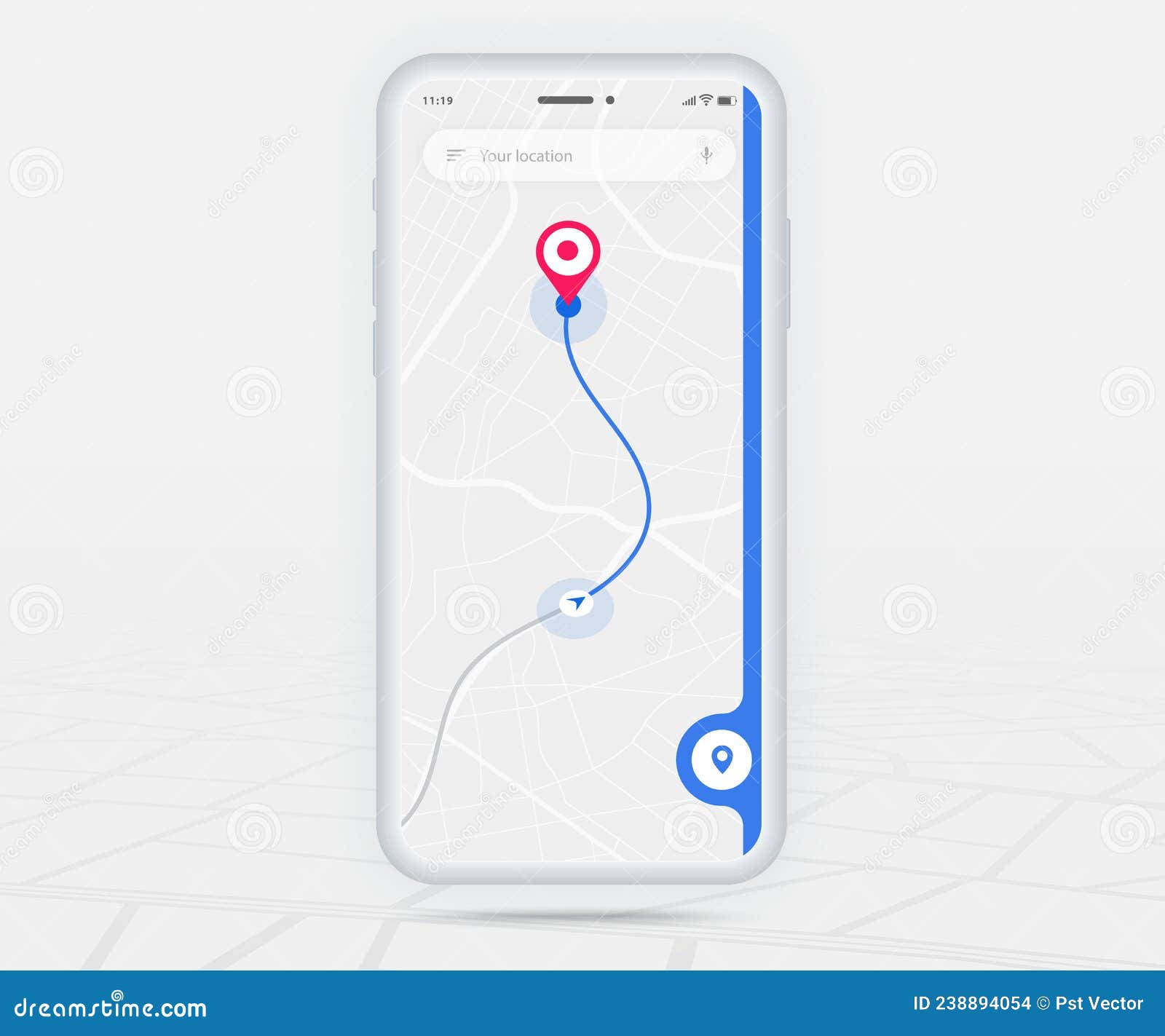 карта мобильных ПК приложение смартфонов Gps и красная точка на карте  поиска экранного приложения навигация на картах линии фон Иллюстрация  вектора - иллюстрации насчитывающей приложение, иллюстрация: 238894054