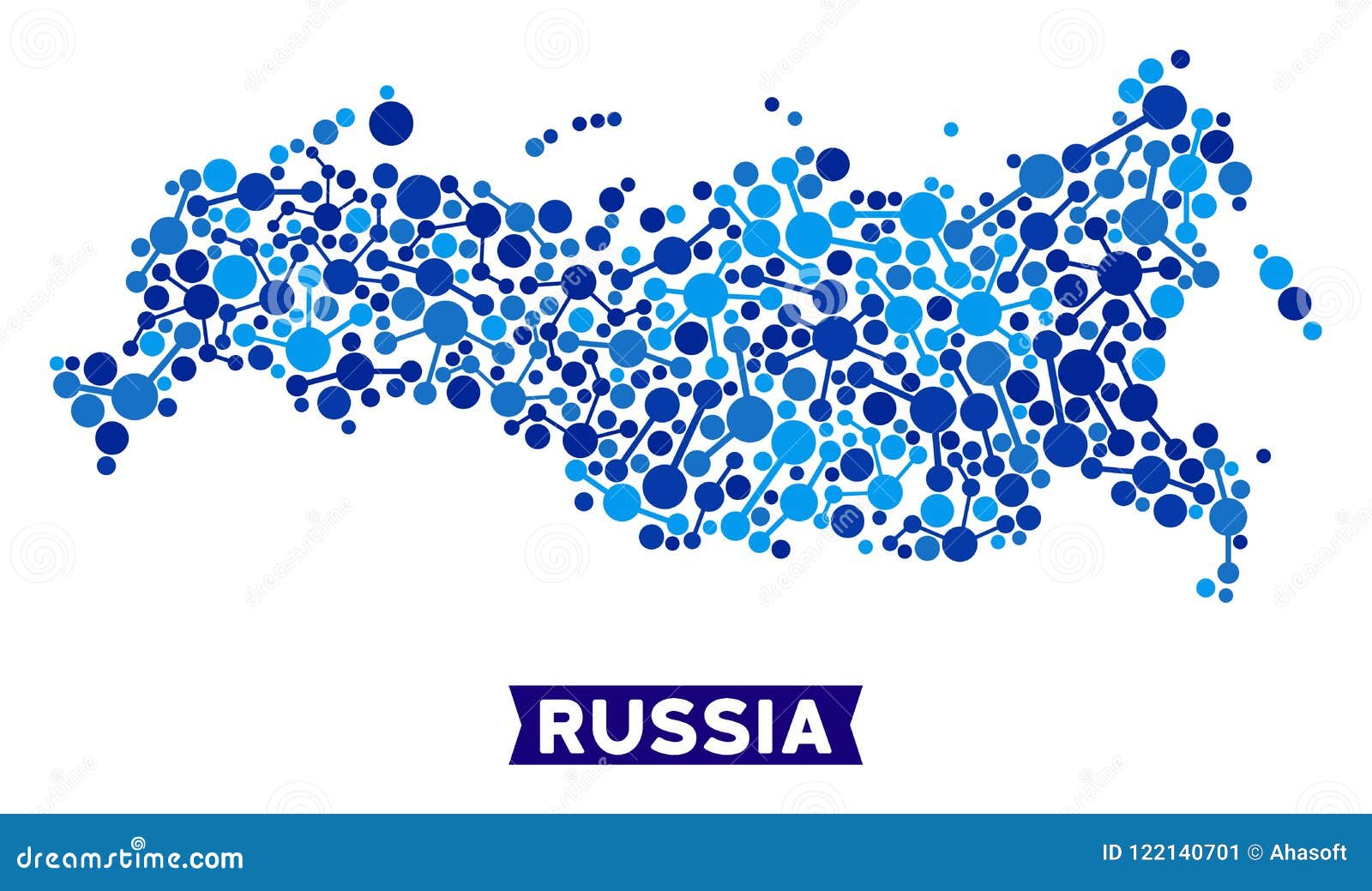 Карта россии мозаика