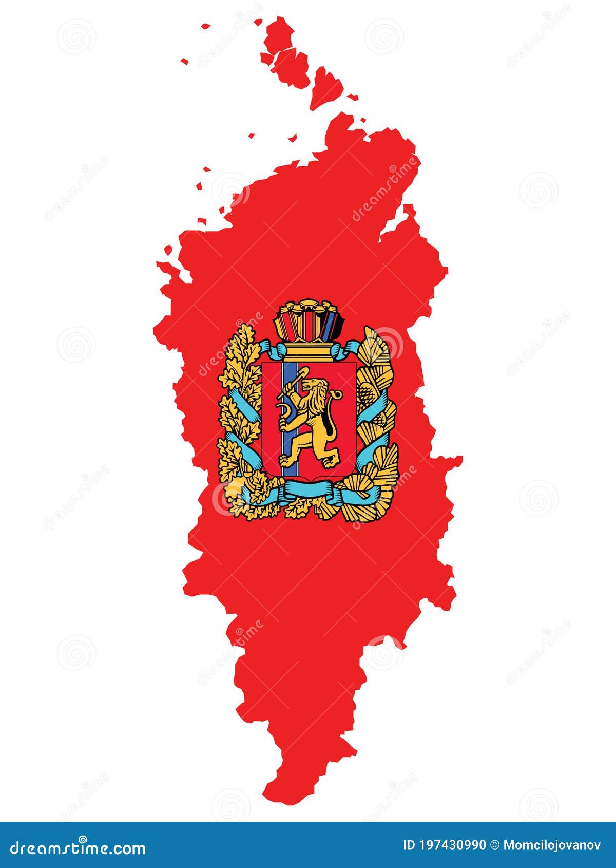 Флаг Красноярского Края Фото