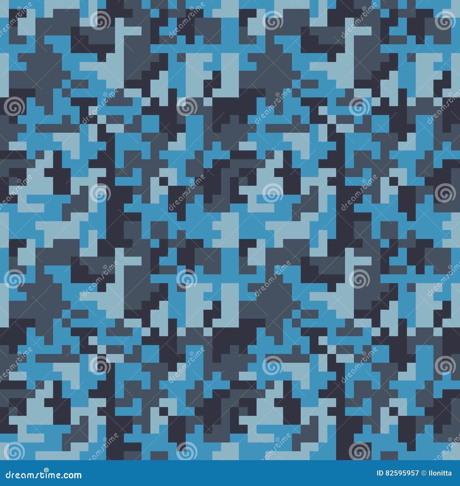 Blue camo