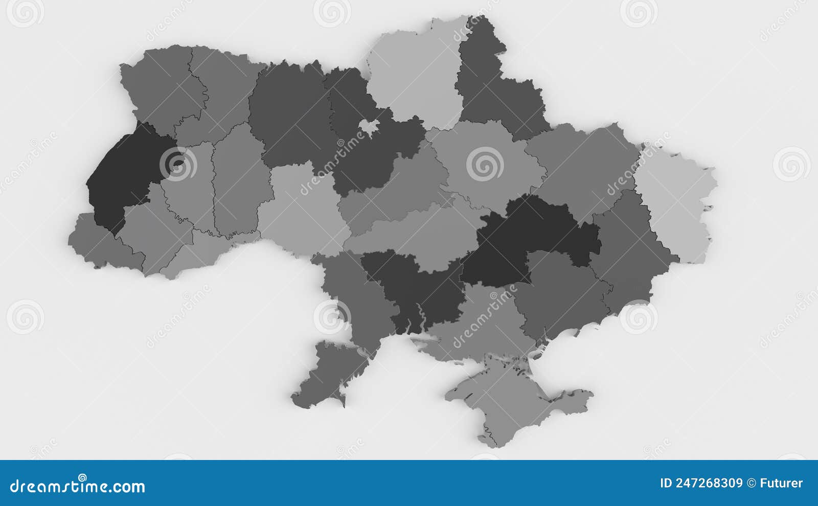 карточка украины со всеми областями очень детализированная 3d отрисовкаИллюстрация штока - иллюстрации насчитывающей украина, европа: 247268309