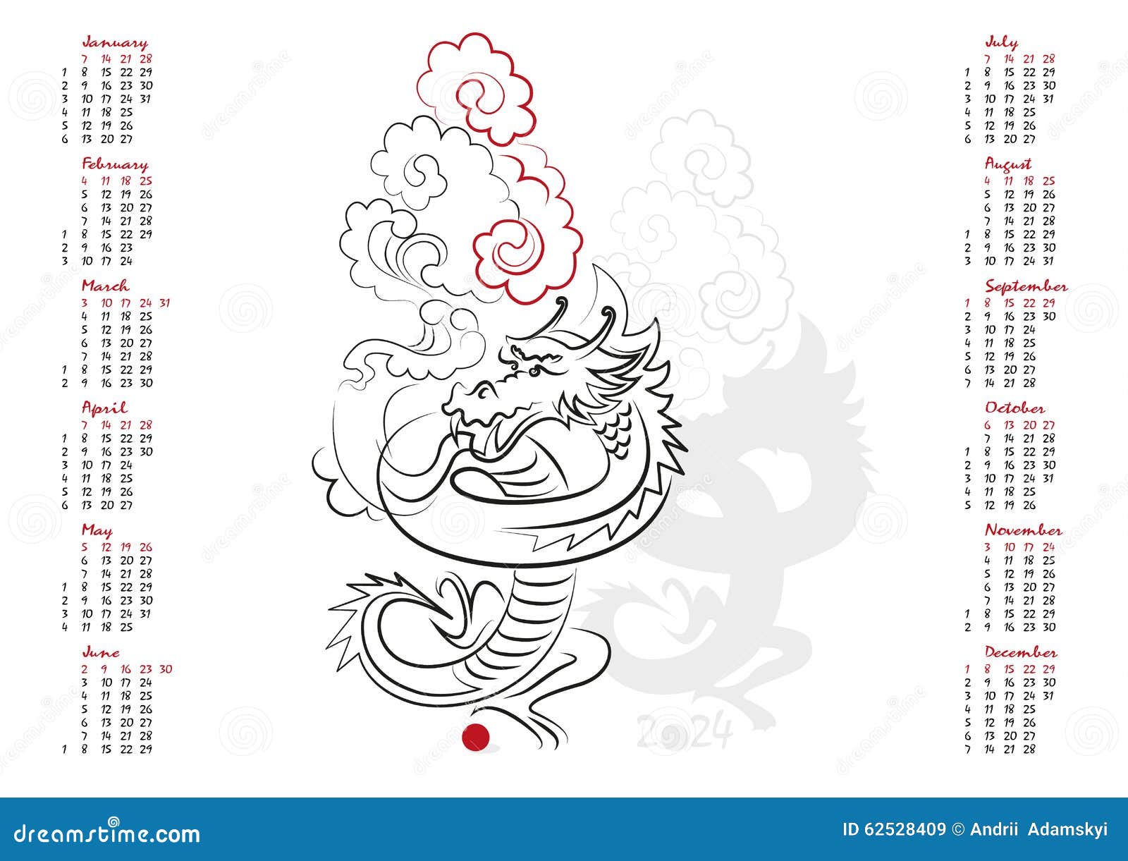 2024 символ года календарь. Календарь год дракона. Календарь 2024. Календарь на 2024 год. Календарик году дракона.