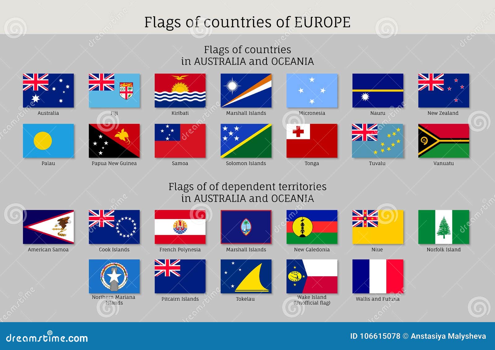 Флаги Океании Фото С Названием