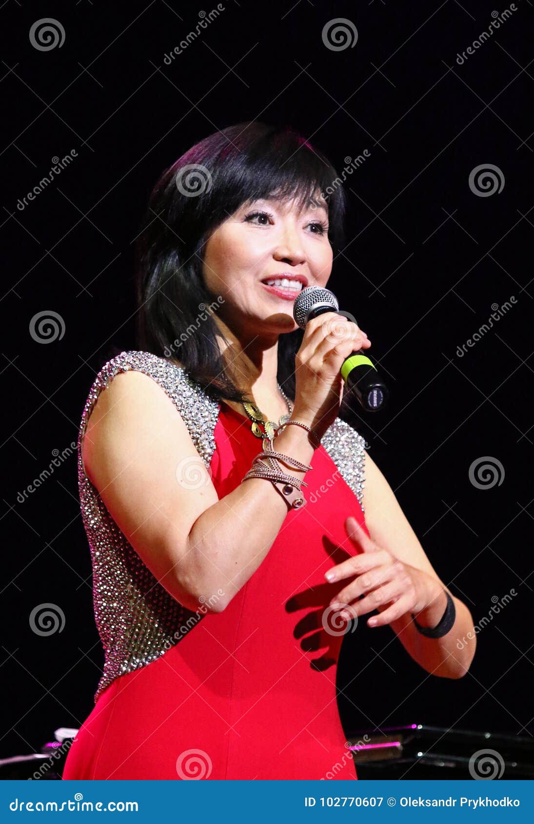 Концерт Keiko Matsui В Kyiv, Украине Редакционное Фотография.