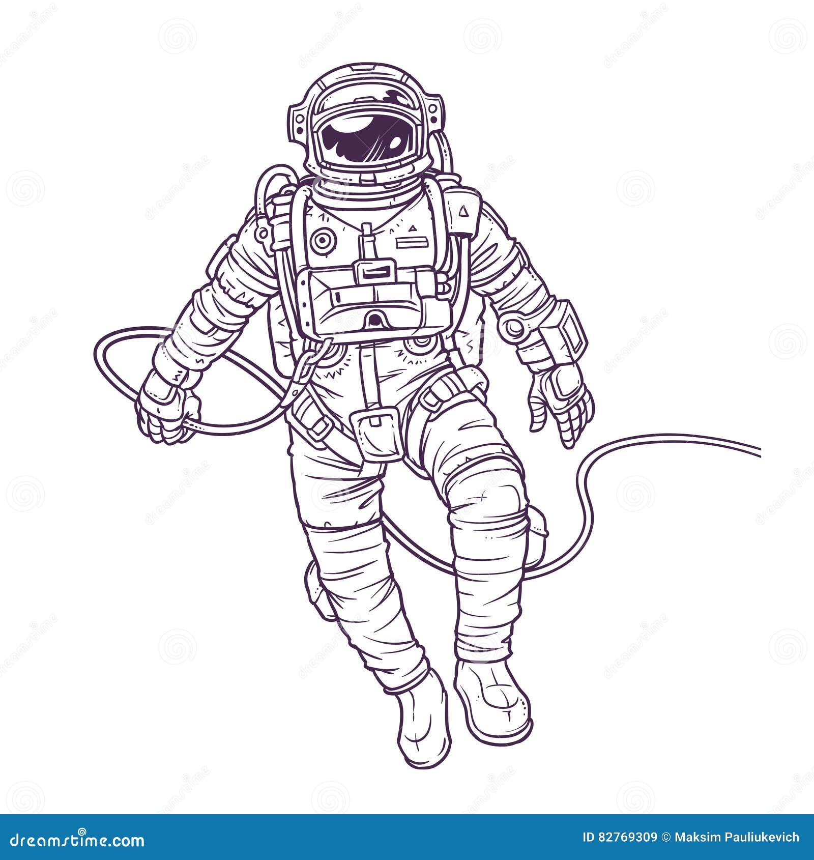Рисунок скафандр