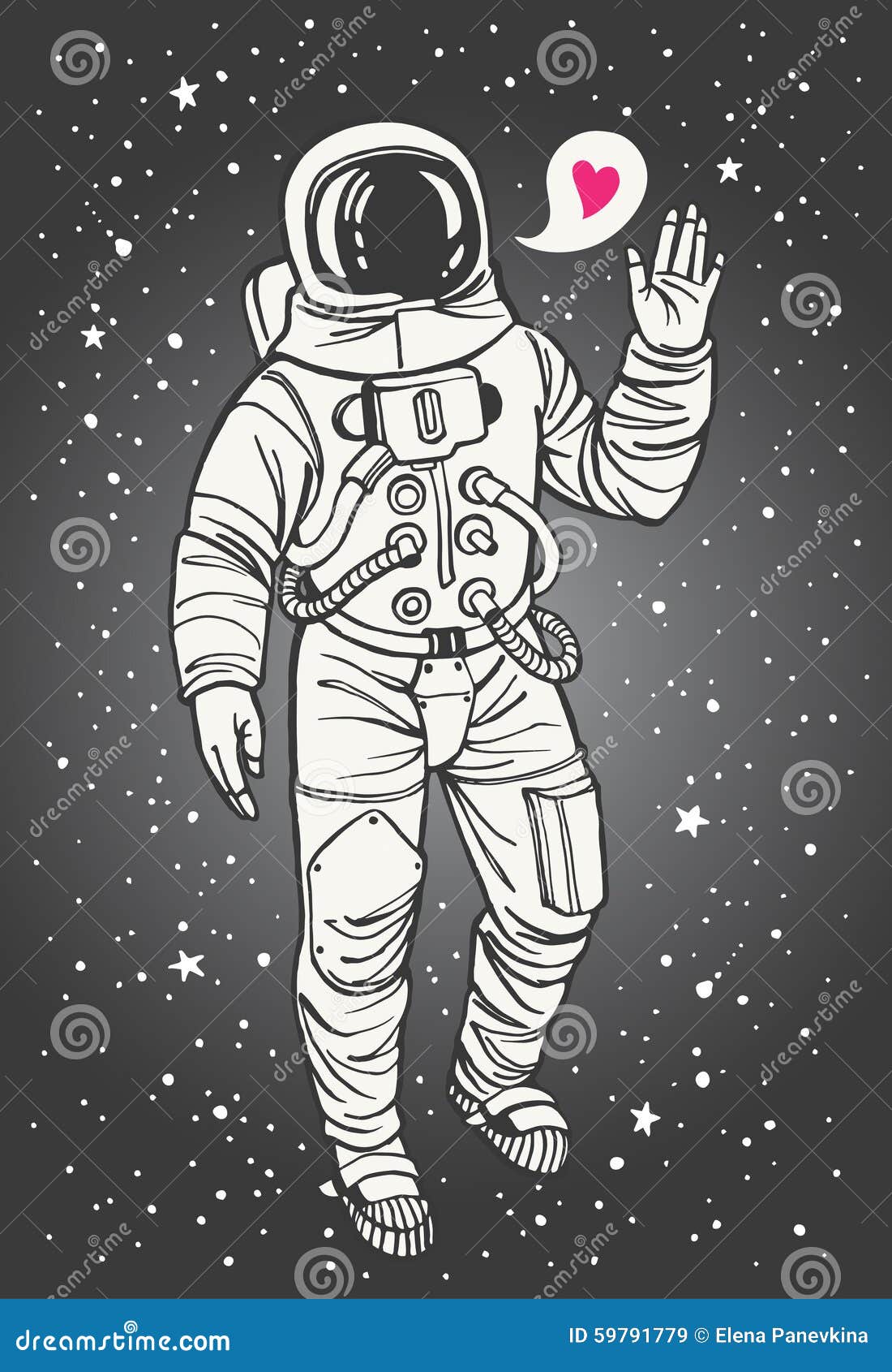 Рисунок скафандр