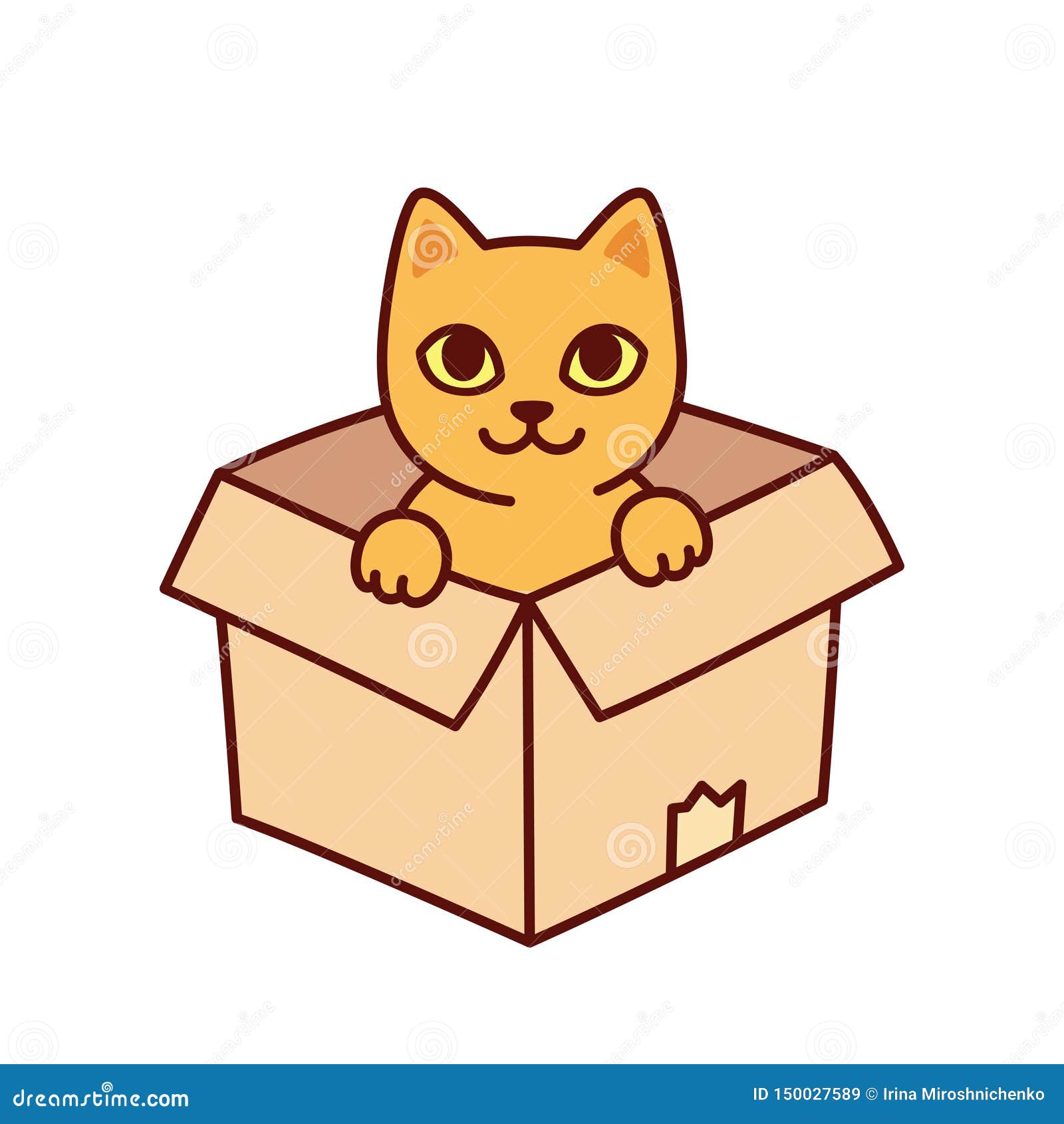 Котята в коробке