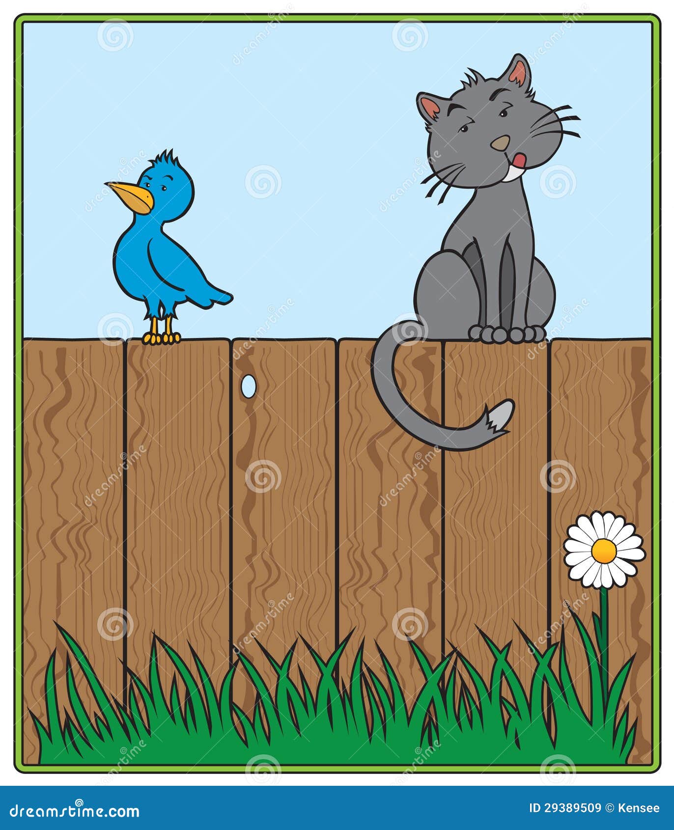 Кот на заборе картинки