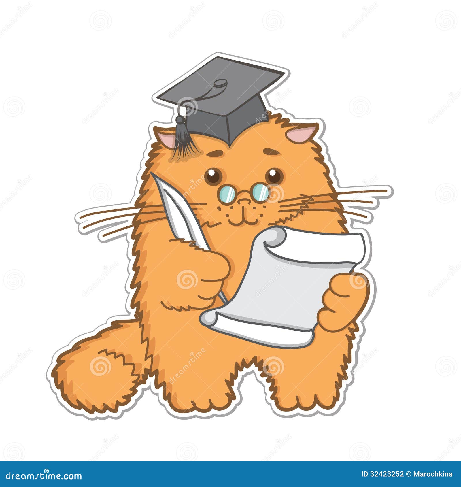 Кот ученый картинки для детей
