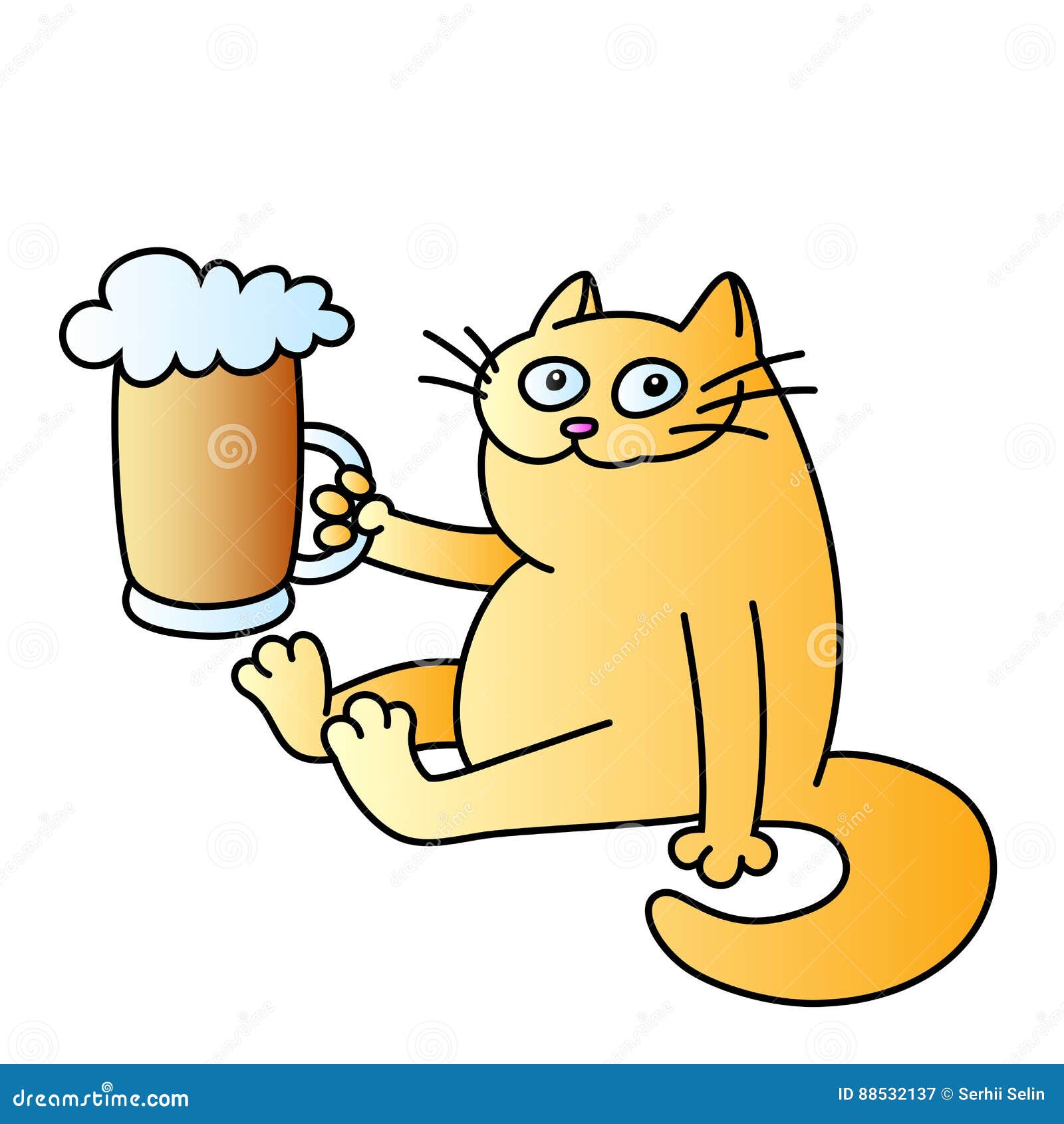 Коты с пивом