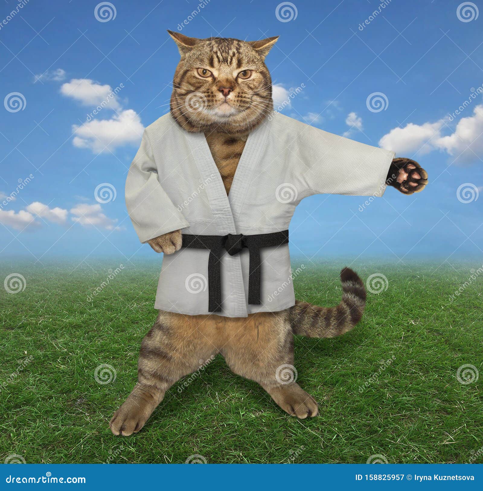 Кот каратист картинки