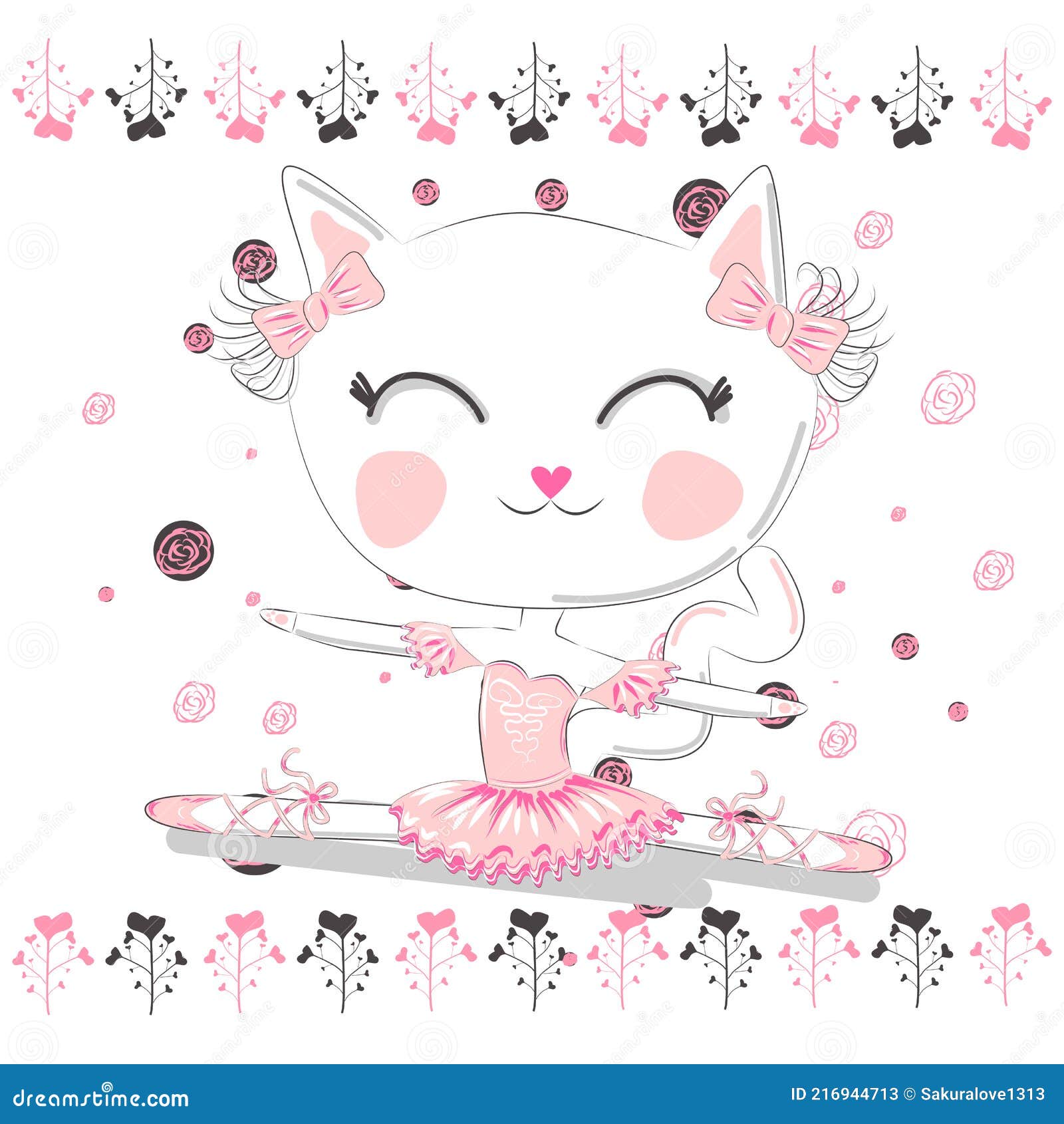 Cat ballerina