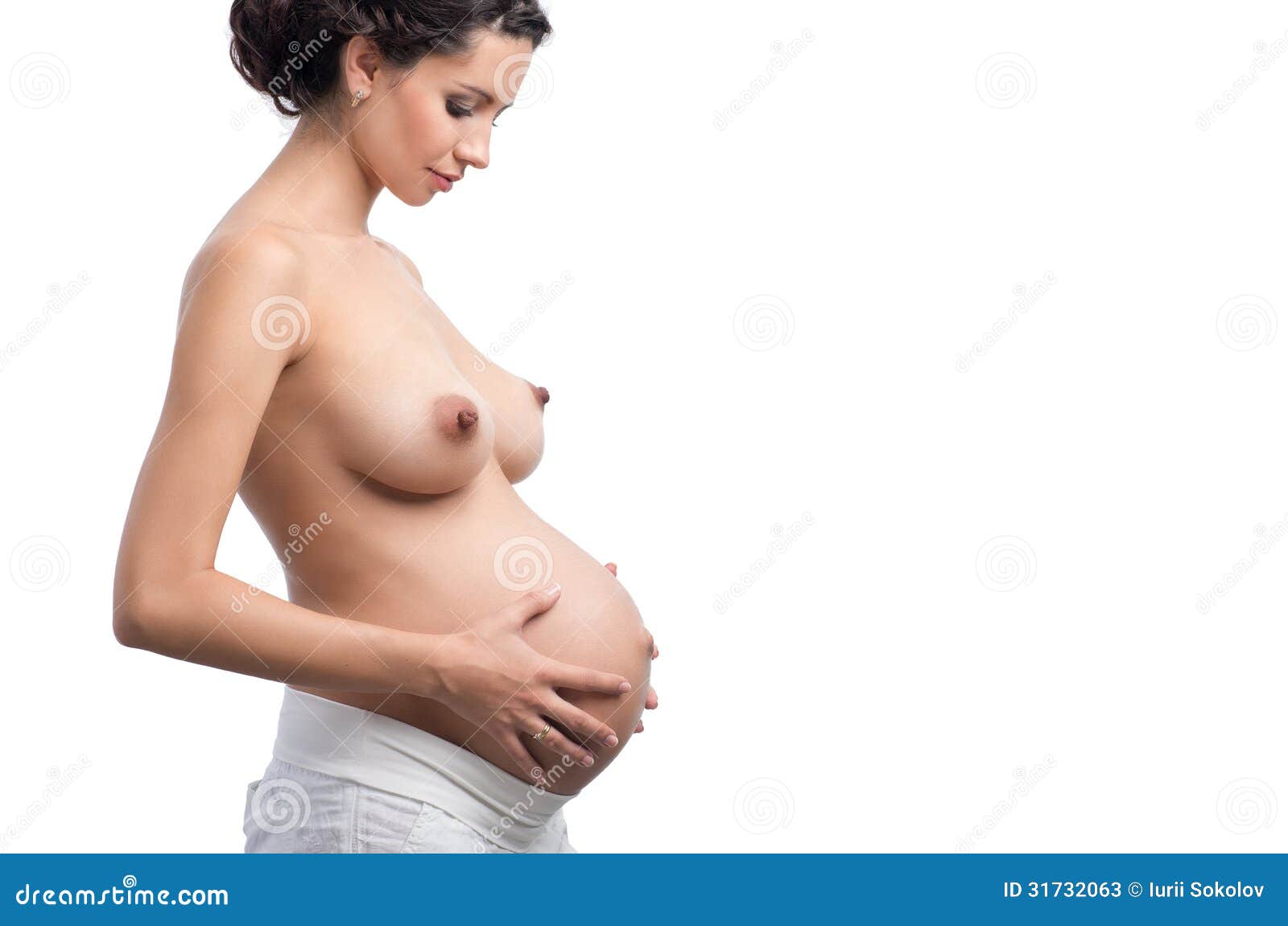 мять грудь беременной фото 33