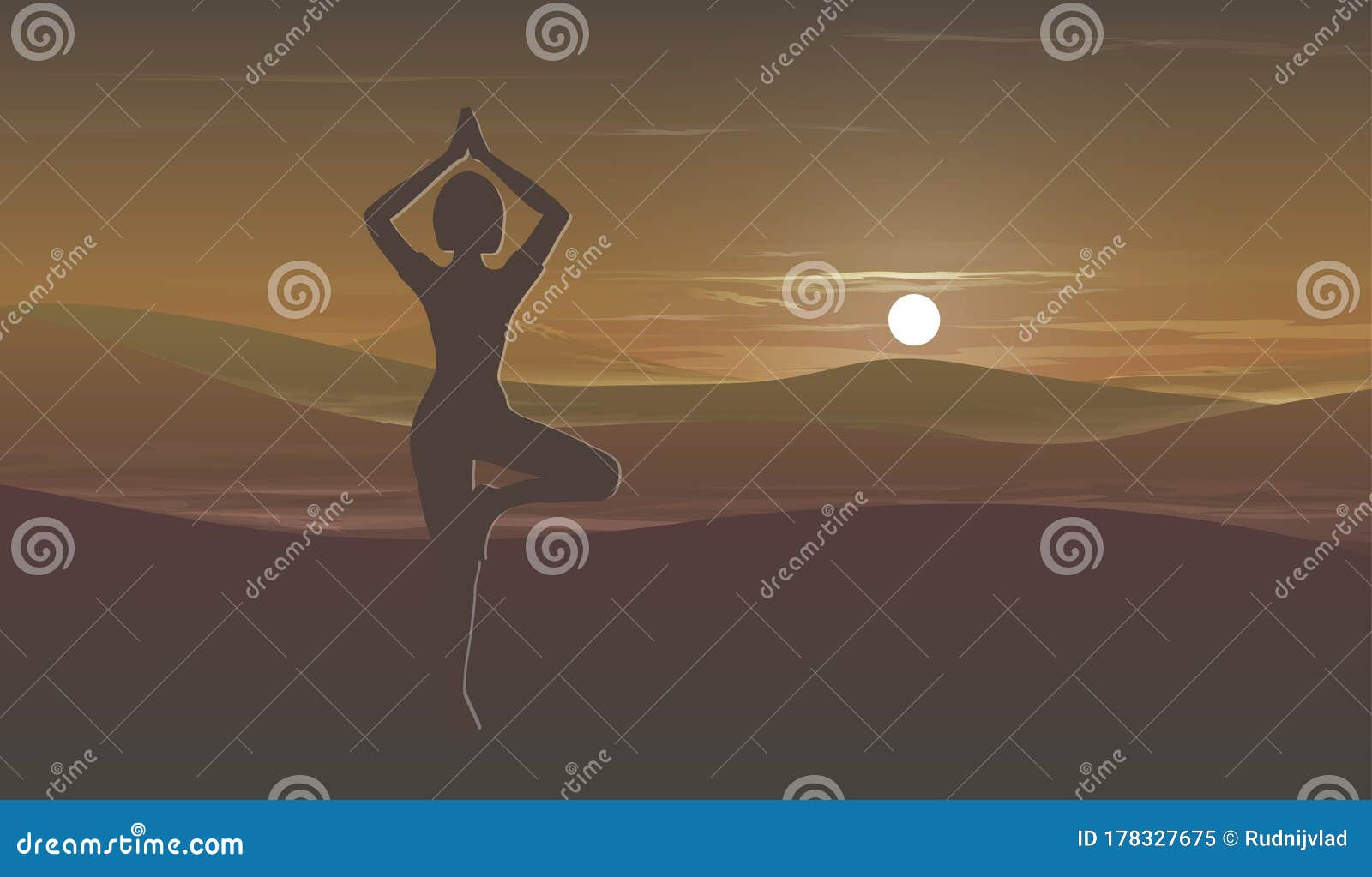 йога красивое голое тело