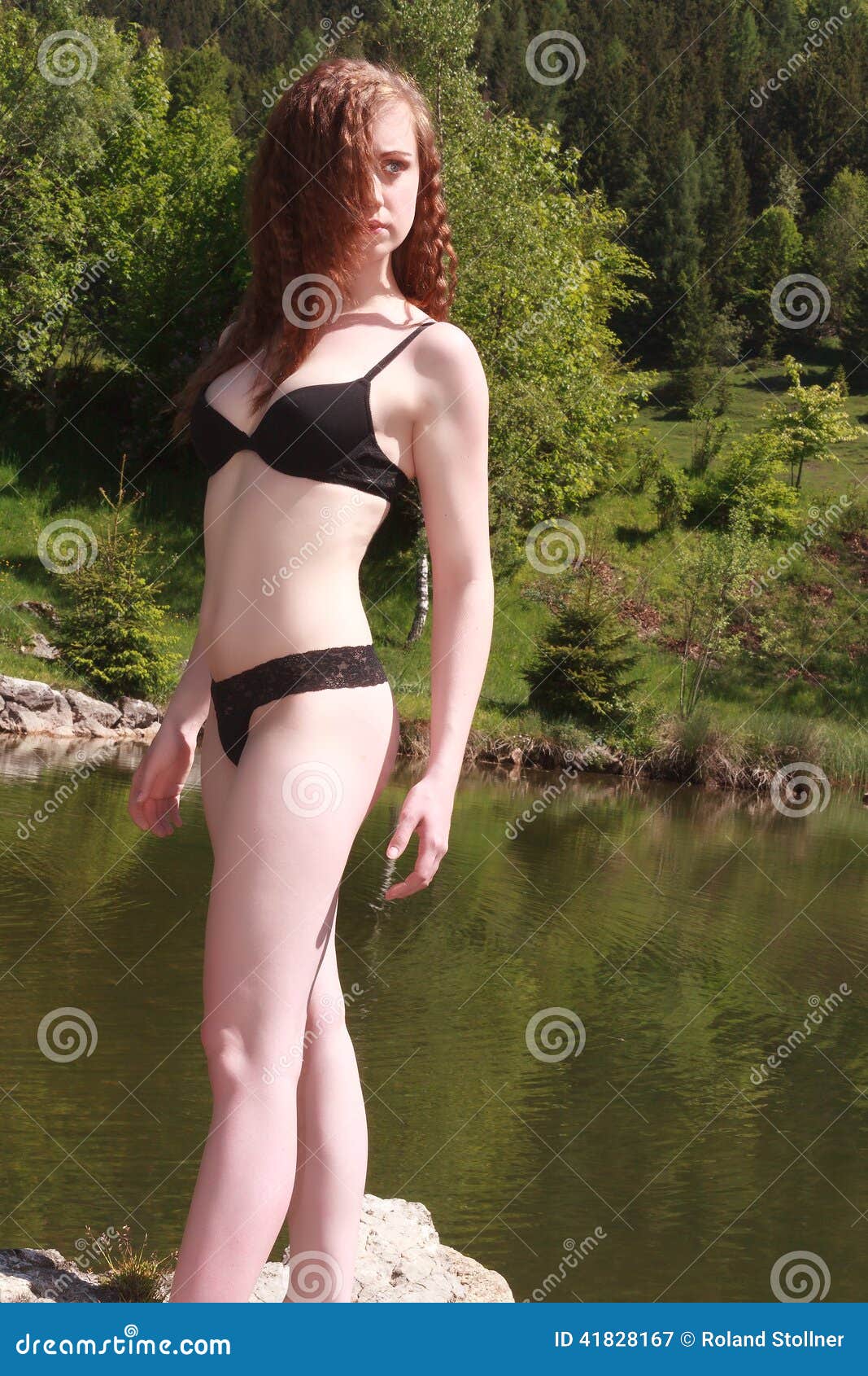 Redhead Girl Bikini